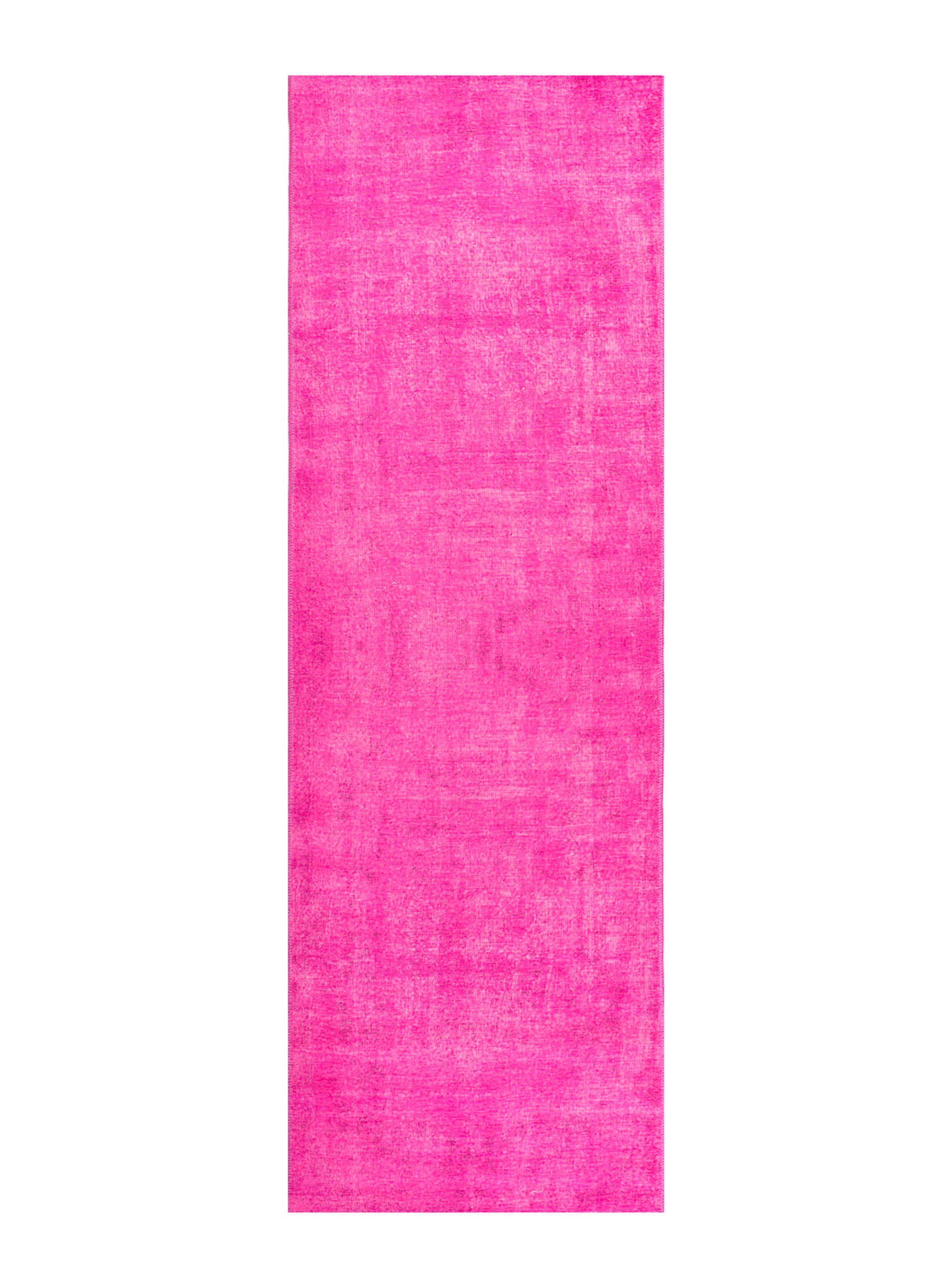 Alfombra de Pasillo Vintage 80x240 cm Fucsia-0