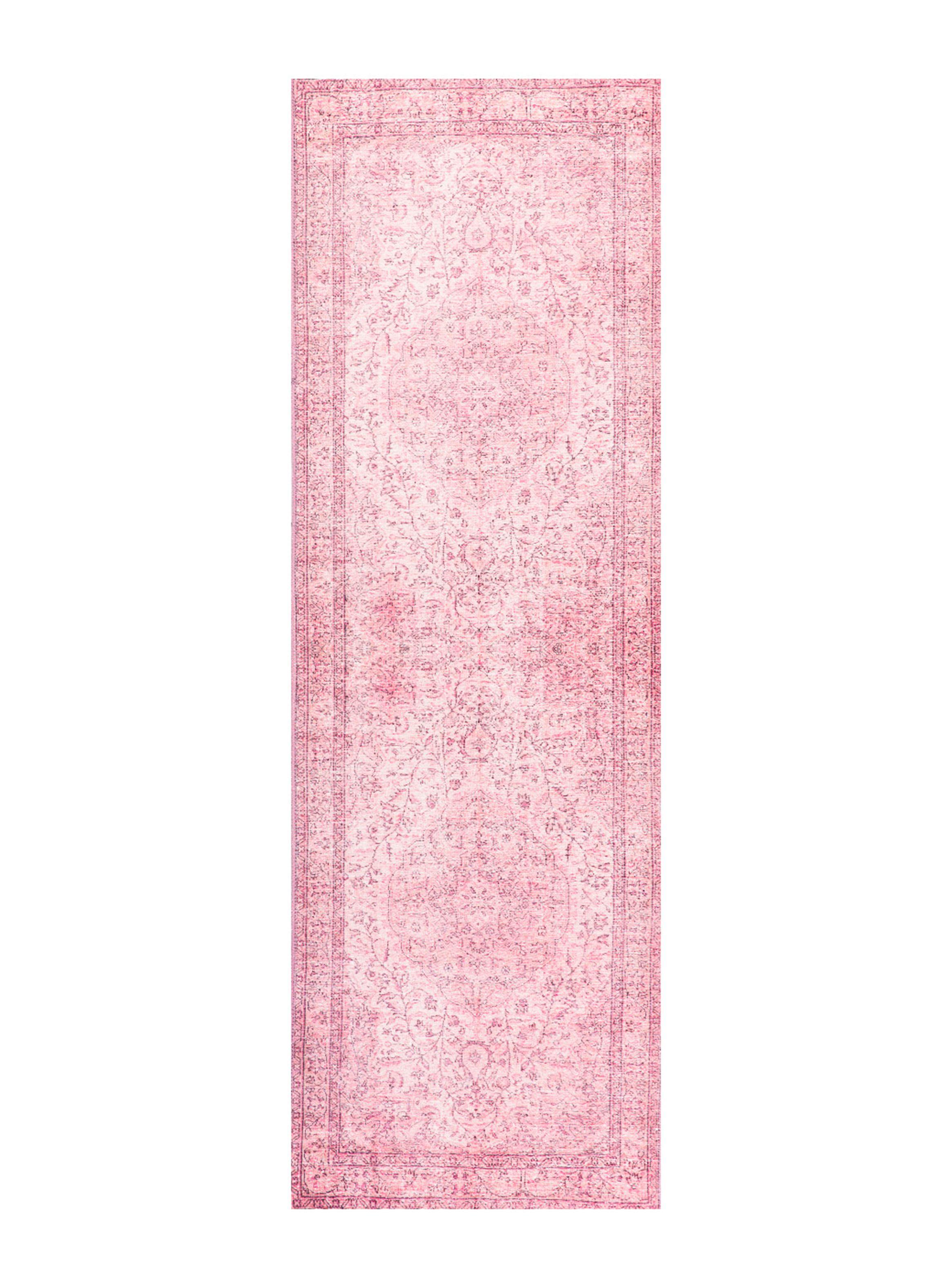 Alfombra de Pasillo Vintage 80 x 240 cm 2018.6-9 Rosa-0