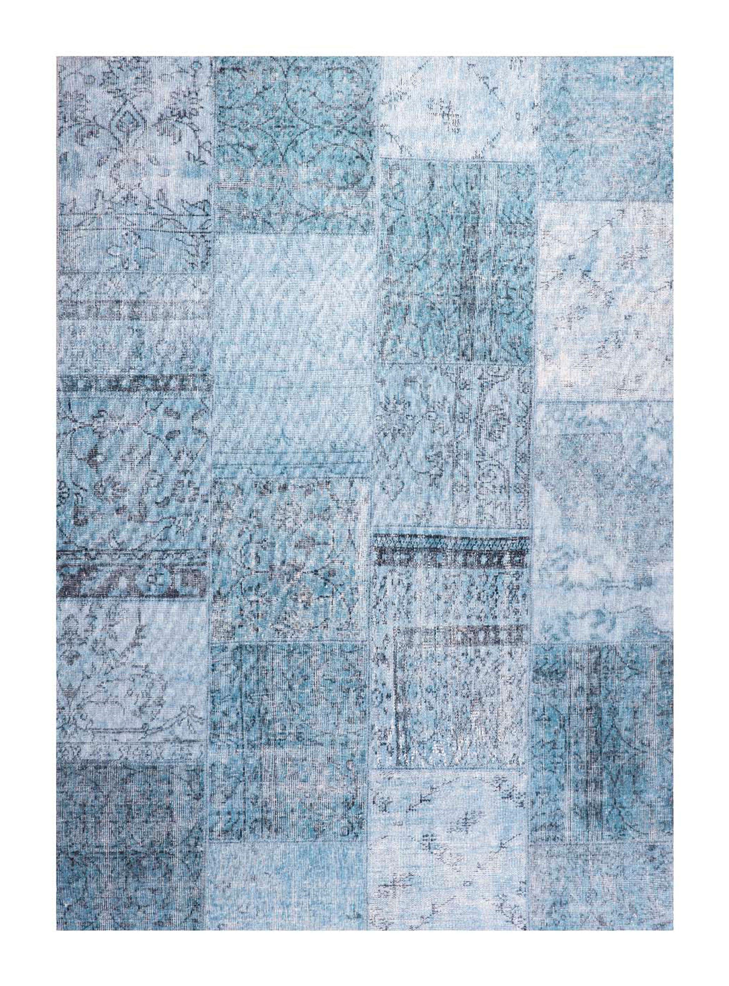 Alfombra Vintage 160x230 cm Azul-0