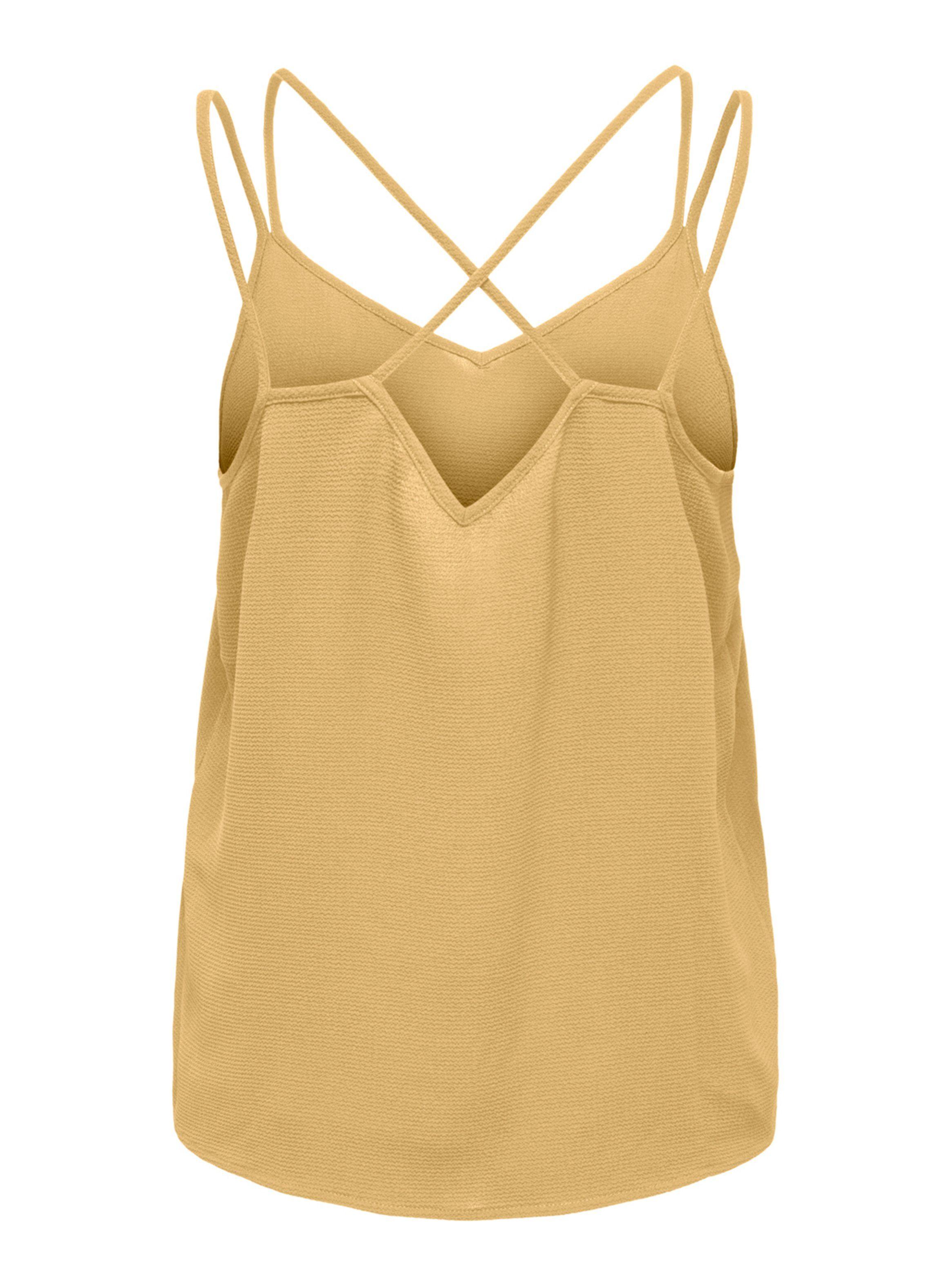 Top Mostaza sin Mangas-1