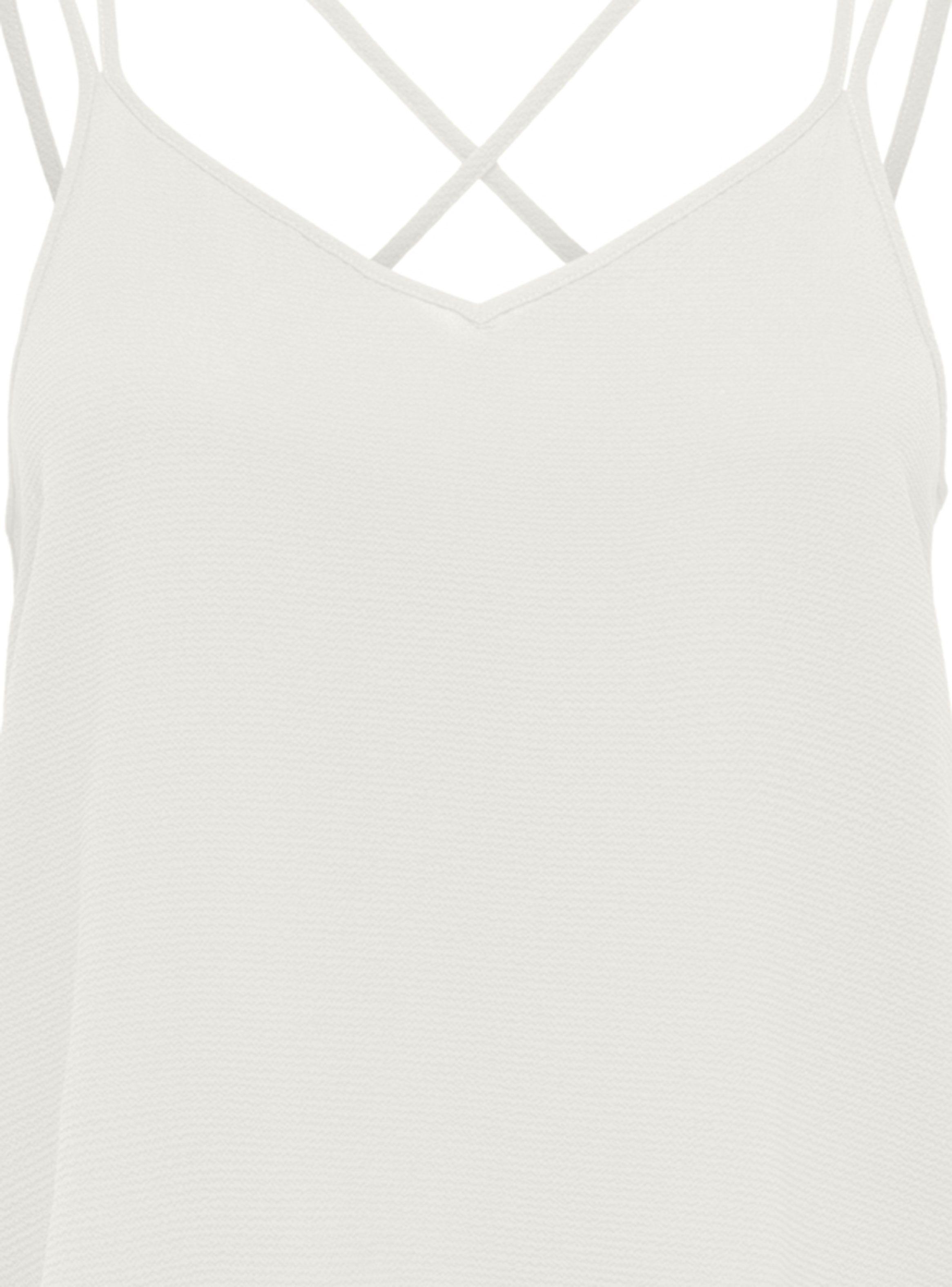 Top Beige Claro Sin Mangas-2