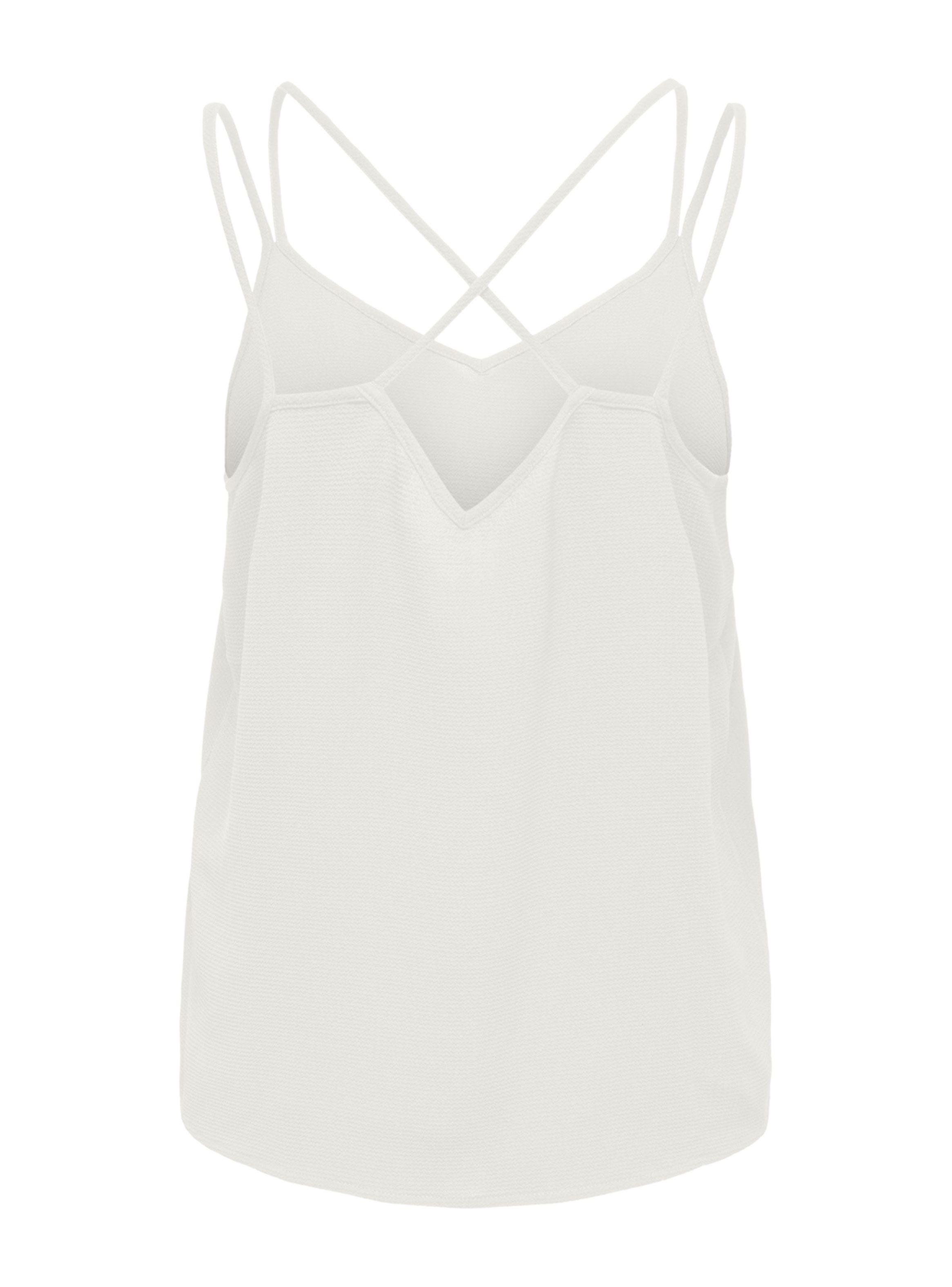 Top Beige Claro Sin Mangas-1