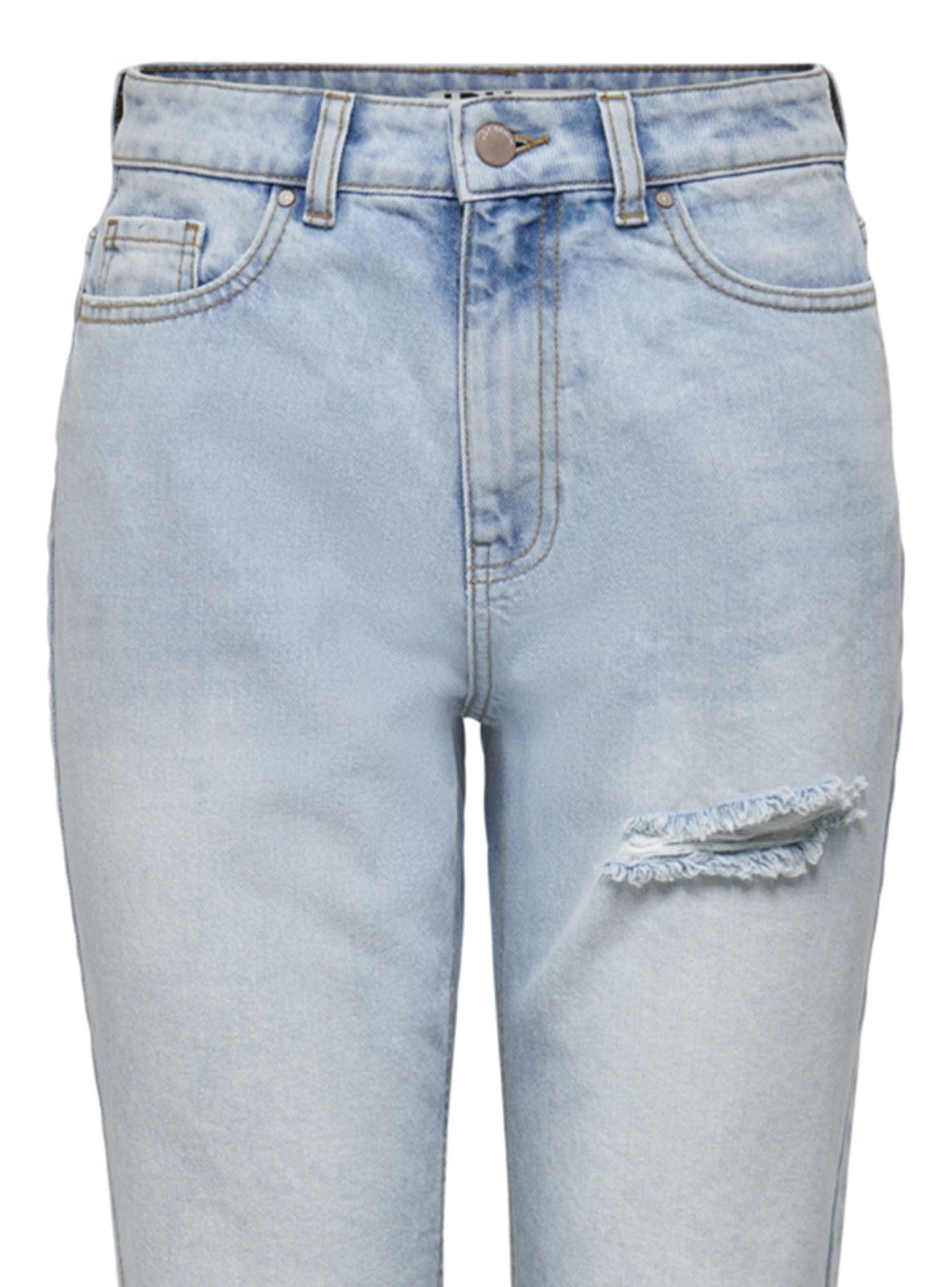 Jeans Straight con Roturas-2