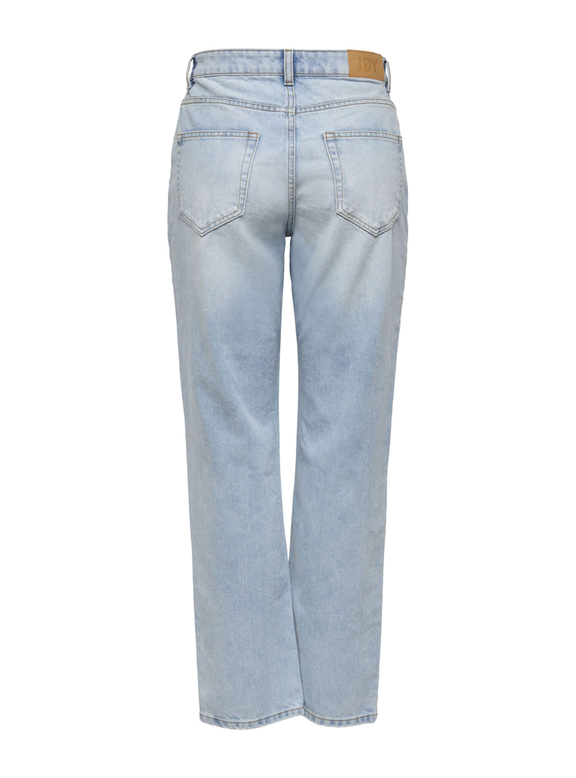 Jeans Straight con Roturas-1