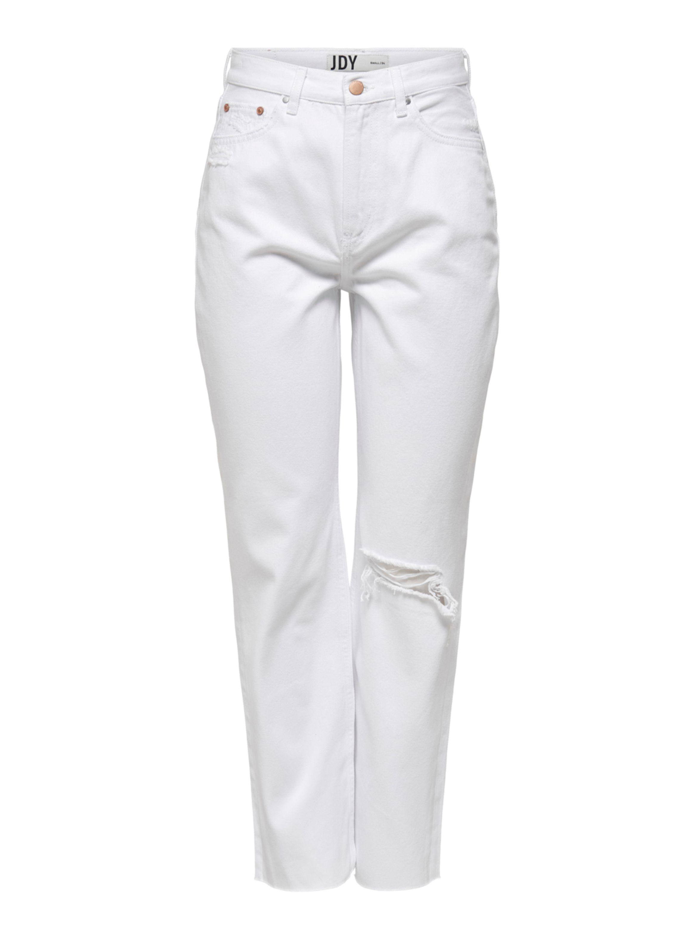 Jeans Flare Tiro Alto con Rotura-0