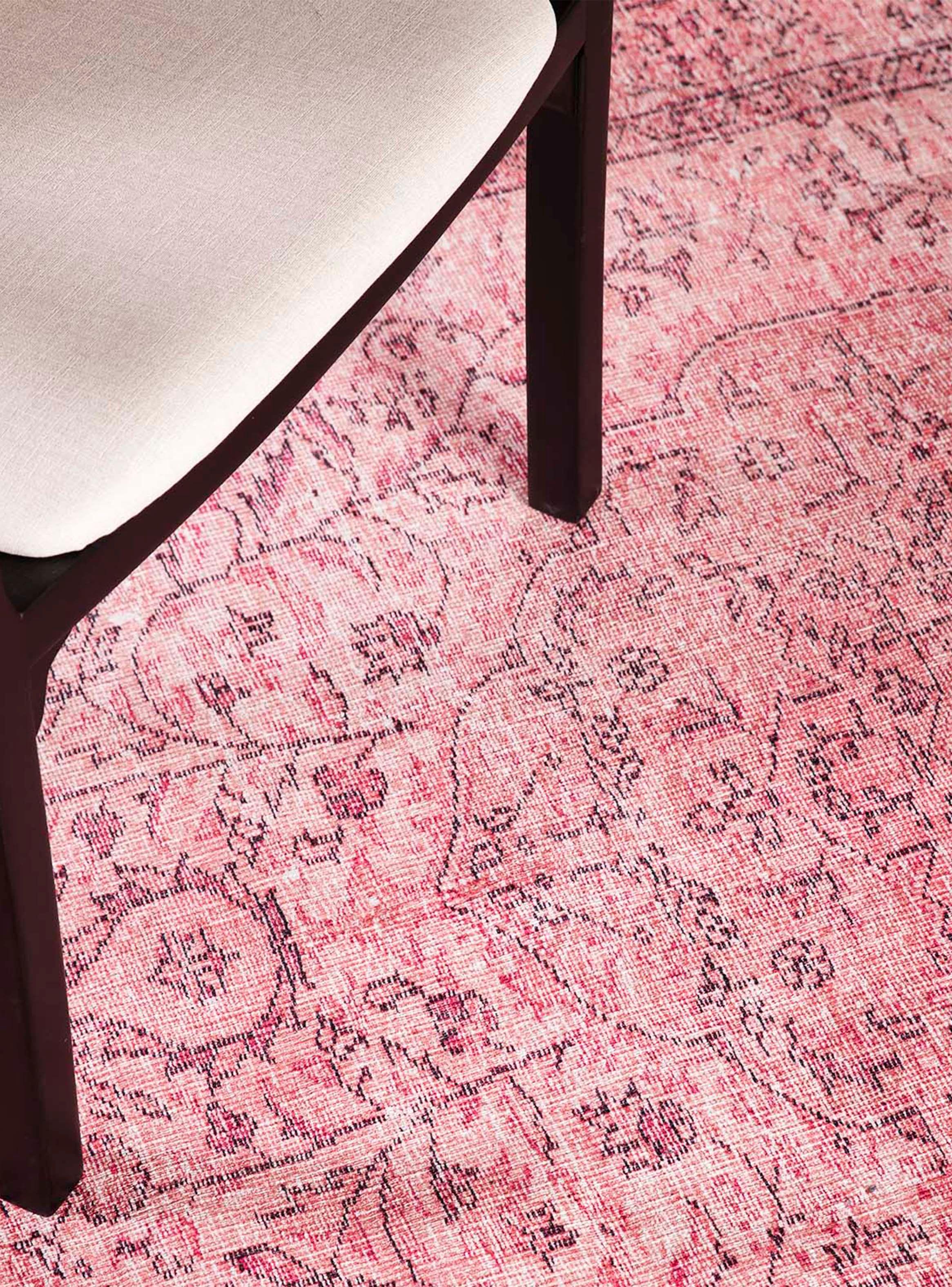 Alfombra Vintage 190x290 cm Rosa 2018.6-9-2