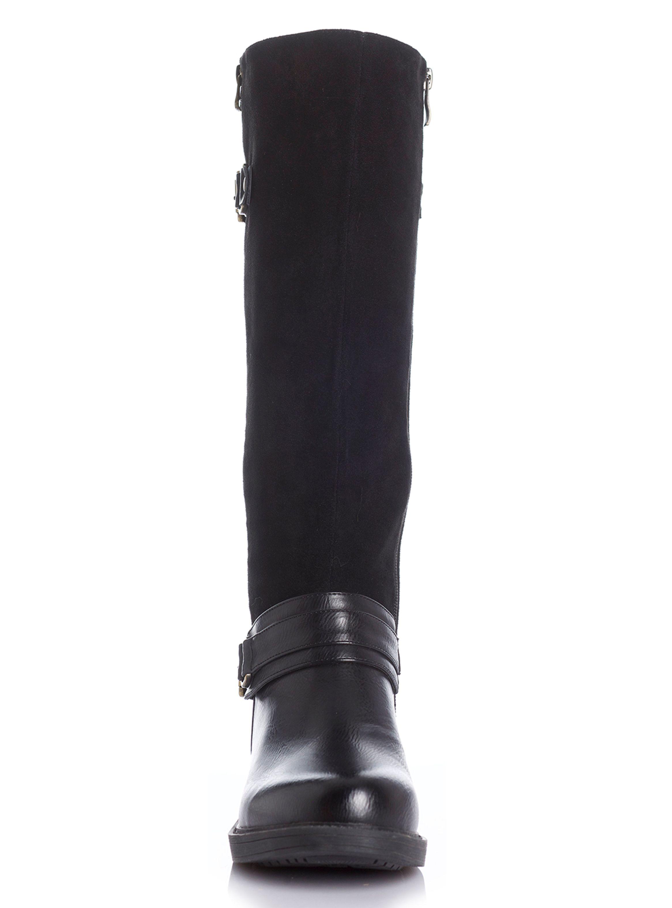 Bota Dos Hebilla y Correa Mujer-2