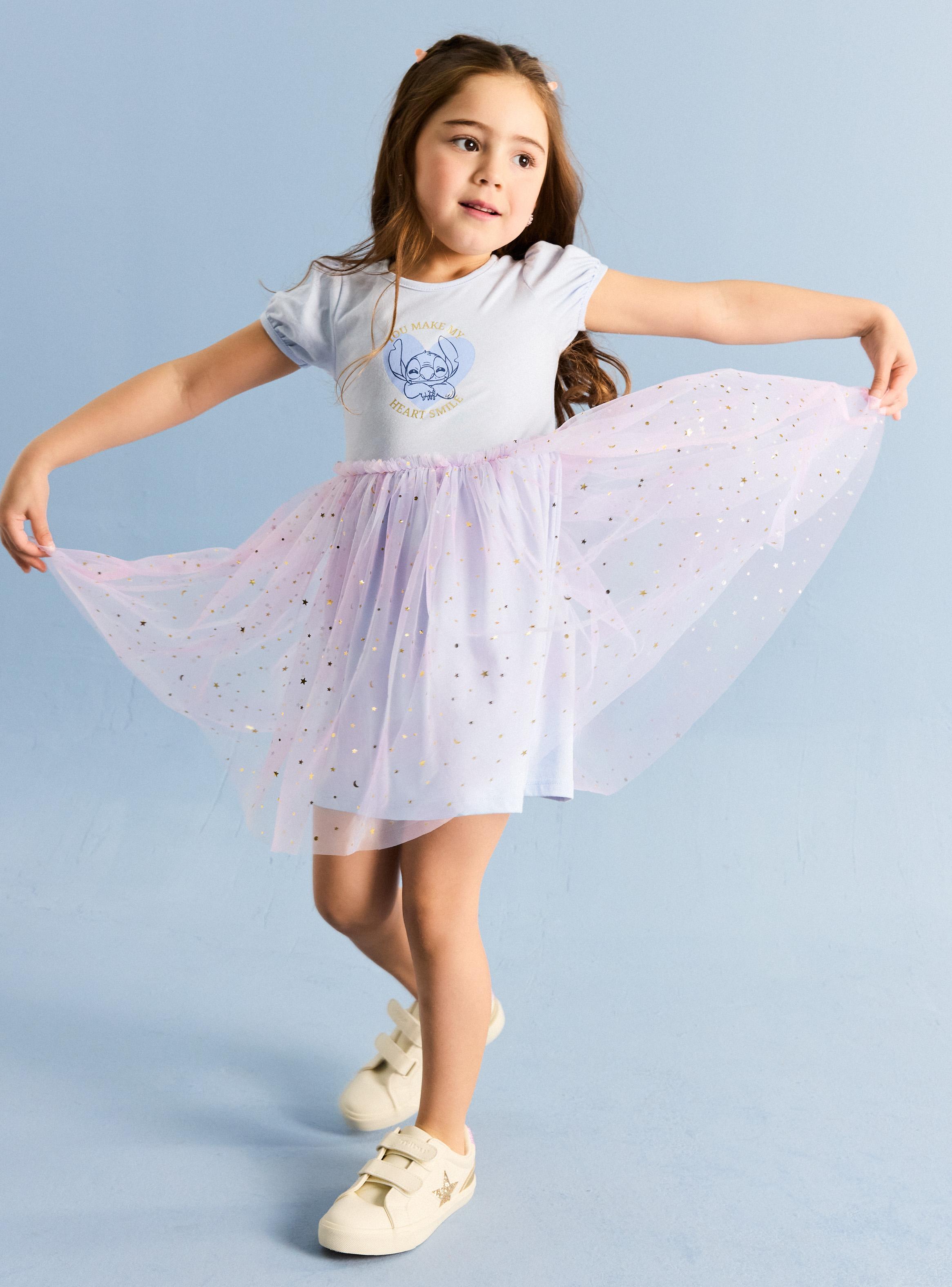 Vestido Tul con Brillos Stitch-3