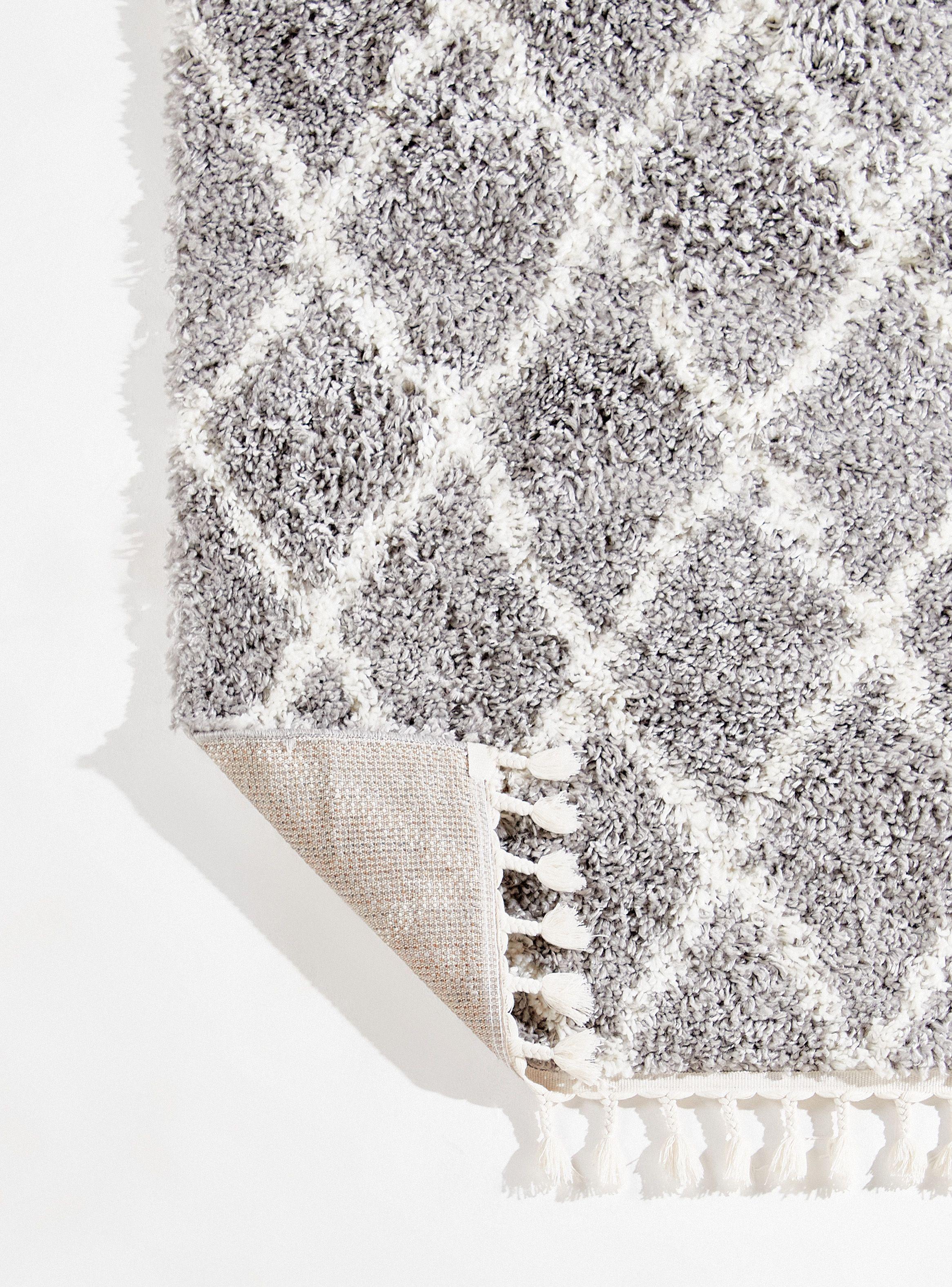 Bajada de Cama Fez 80 x 120 cm 3479A Gris-3