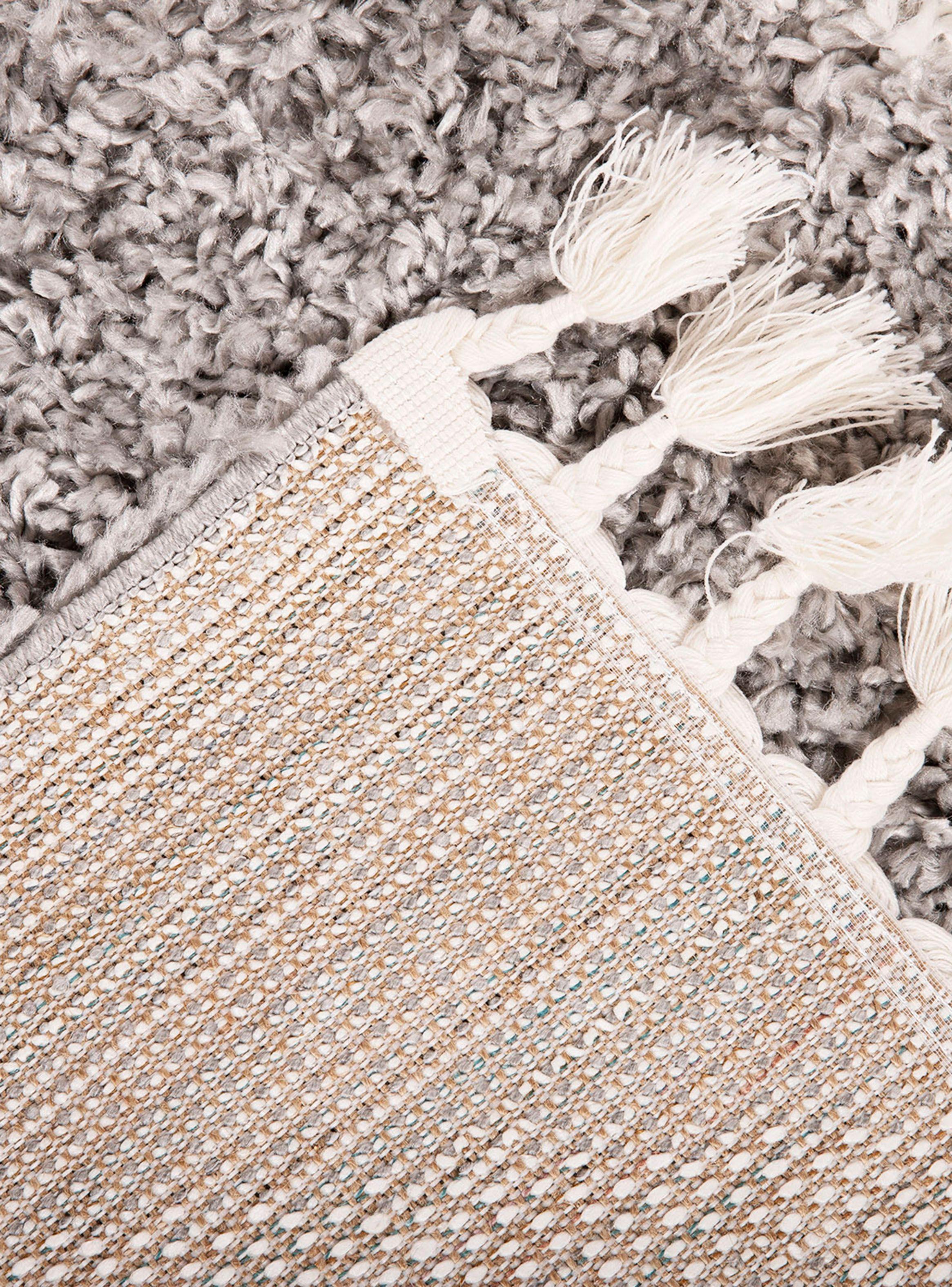 Alfombra Fez 160x230 cm Gris-3