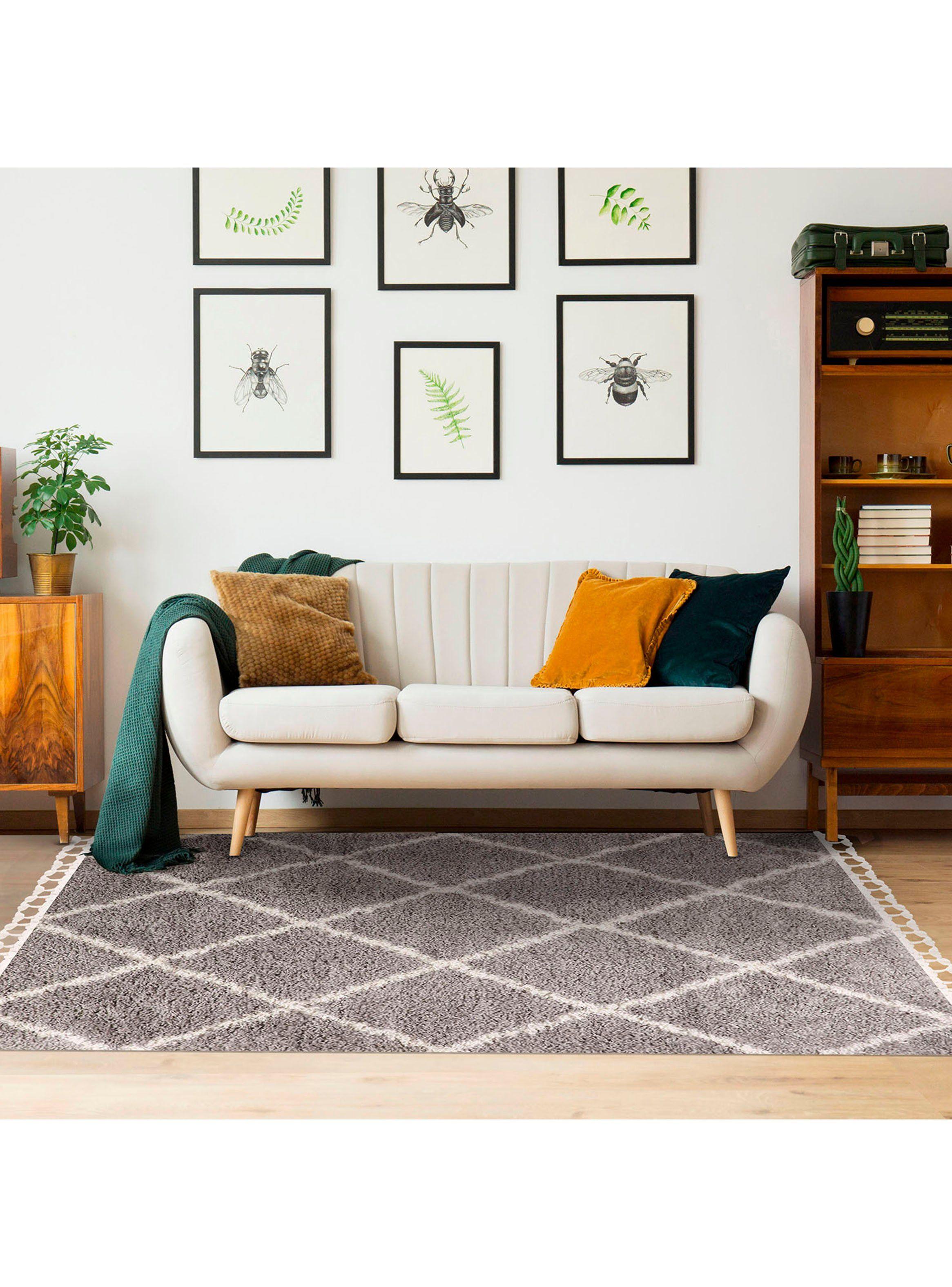 Alfombra Living-Comedor Fez 200 x 290 cm 3479A Gris-4