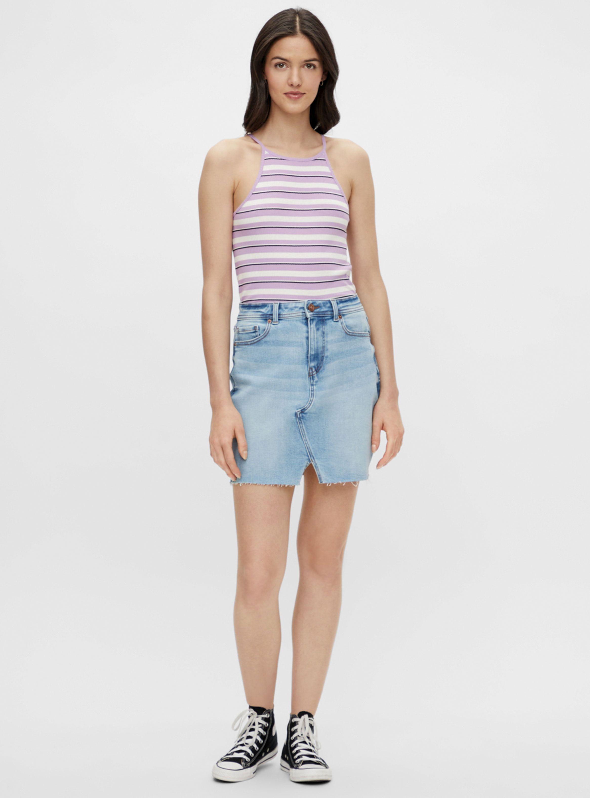 Falda Tiro Medio Denim-2