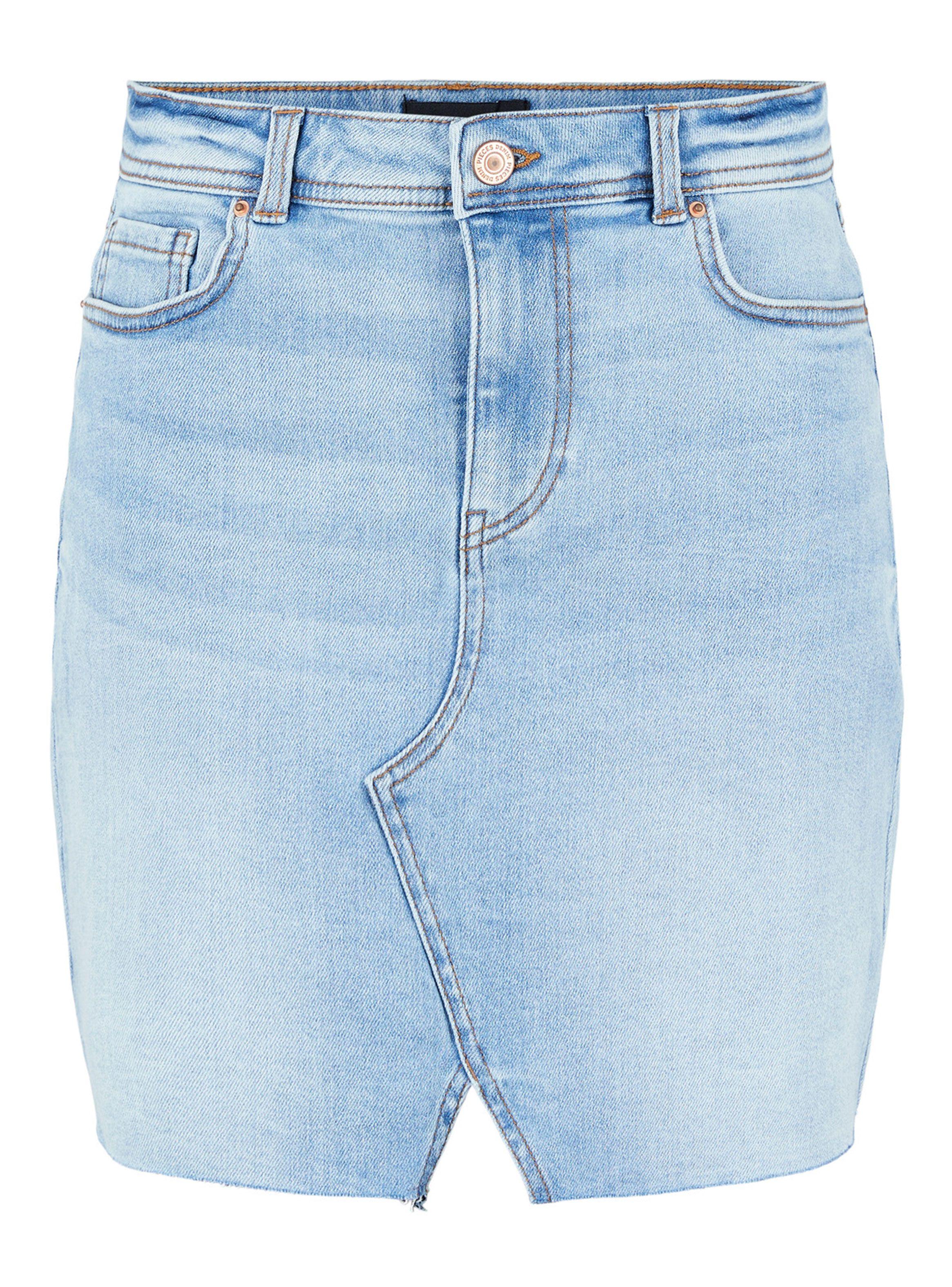 Falda Tiro Medio Denim-3