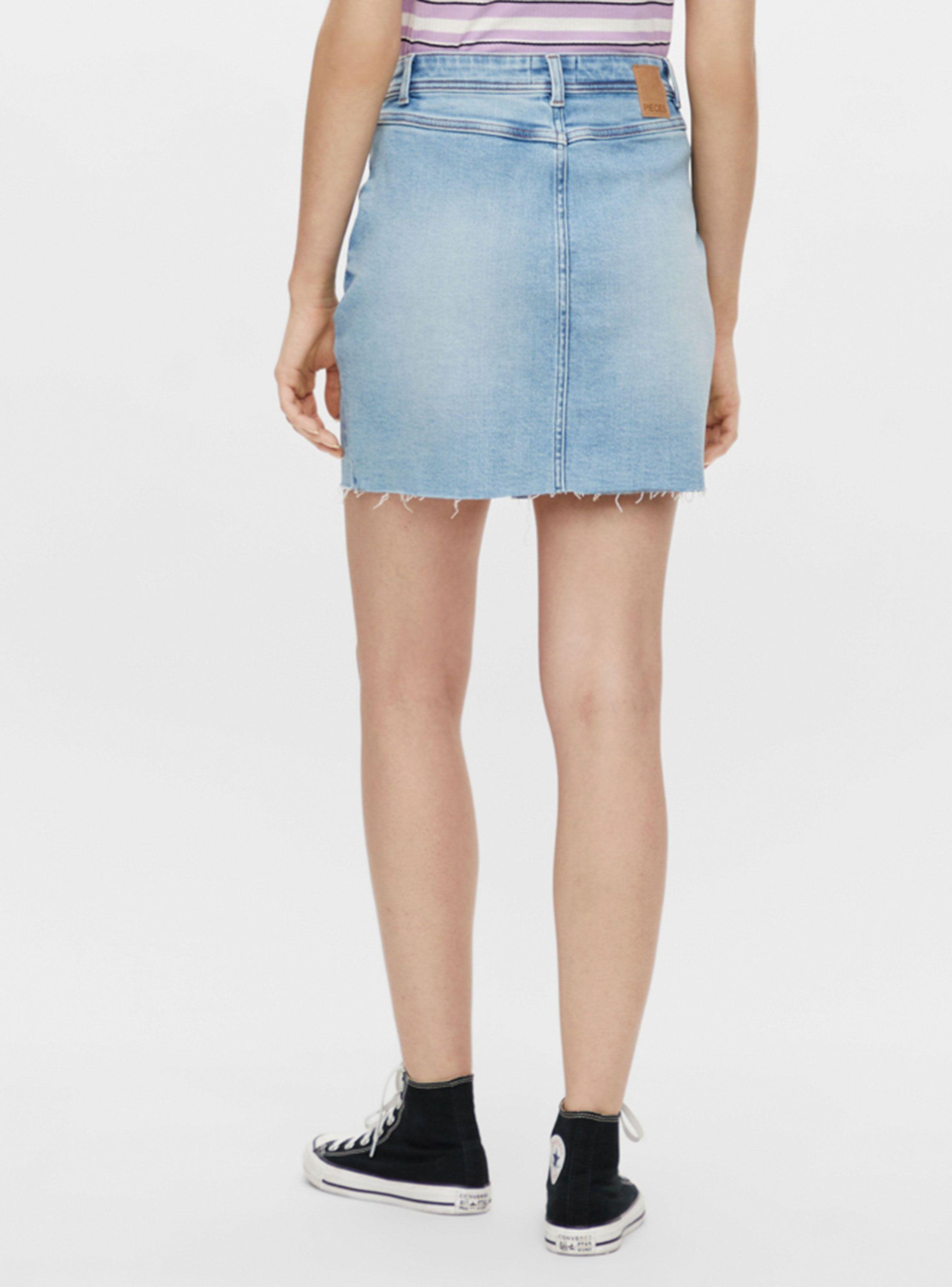 Falda Tiro Medio Denim-1