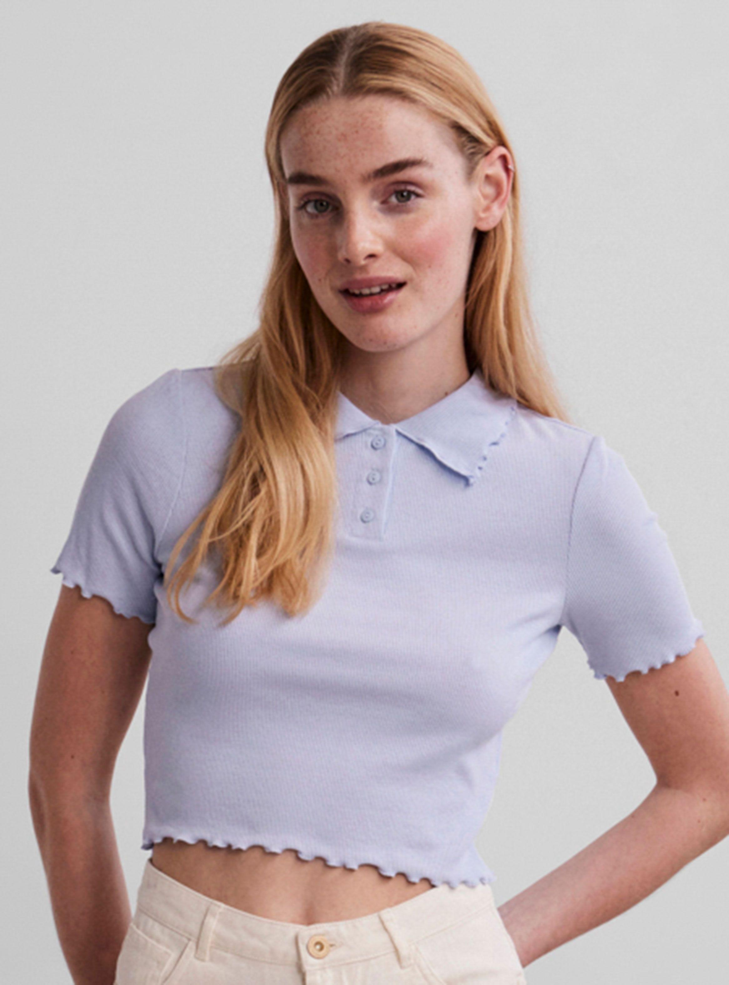 Top Liso con Cuello Camisa Cuello Camisa-0