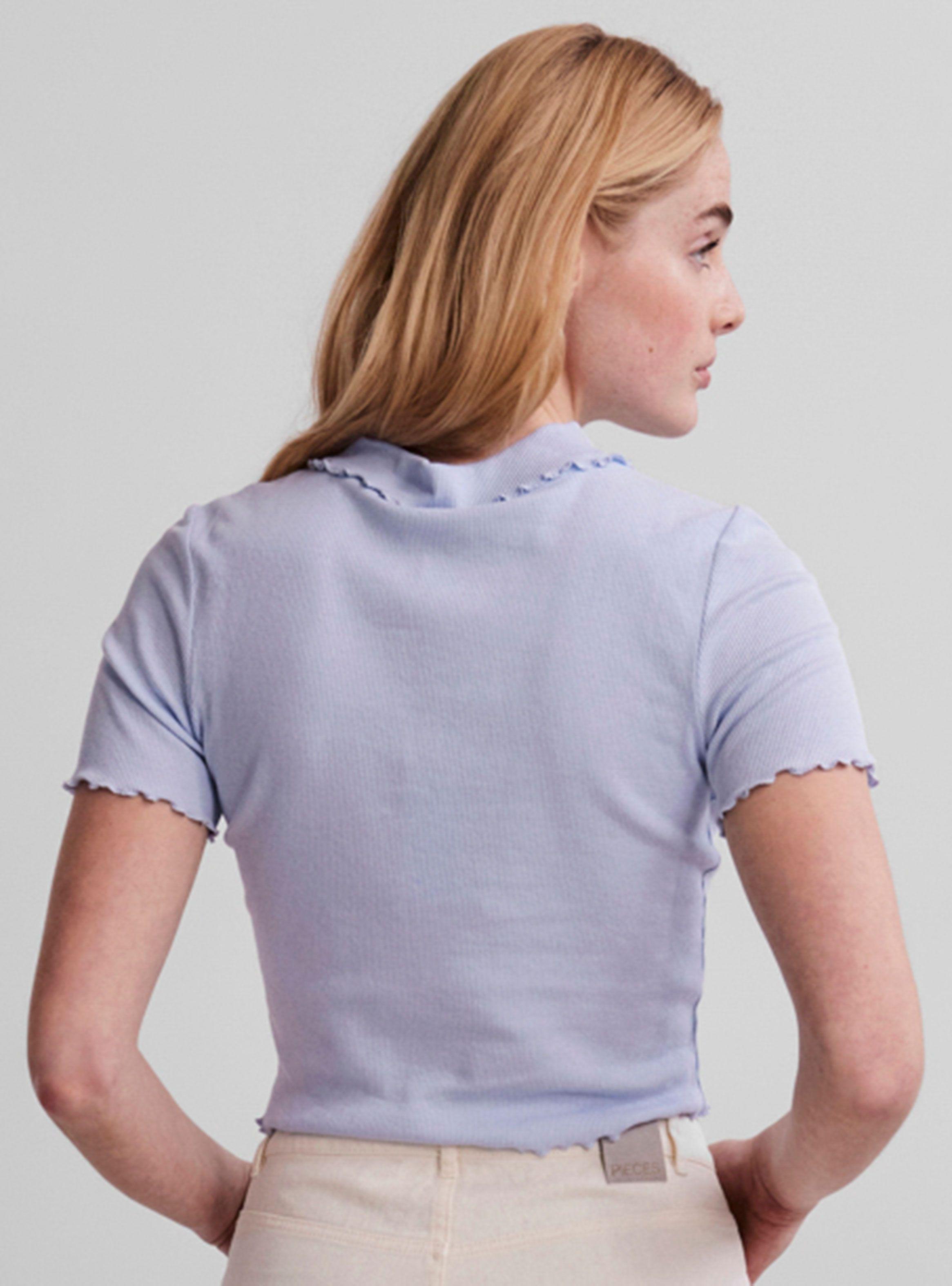 Top Liso con Cuello Camisa Cuello Camisa-1