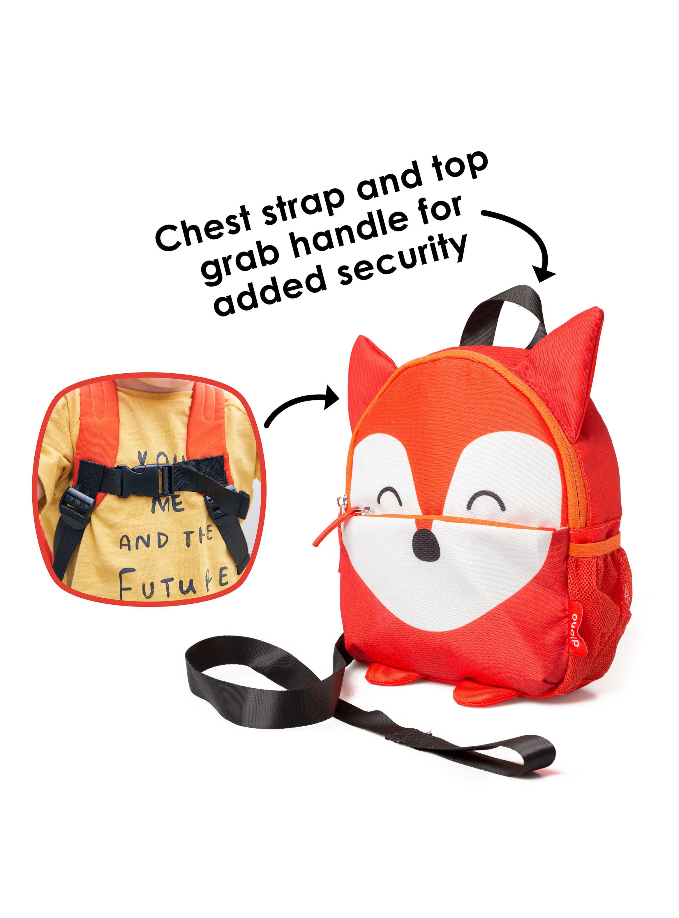 Mochila Diono con Arnés Seguridad Zorro Baby-2