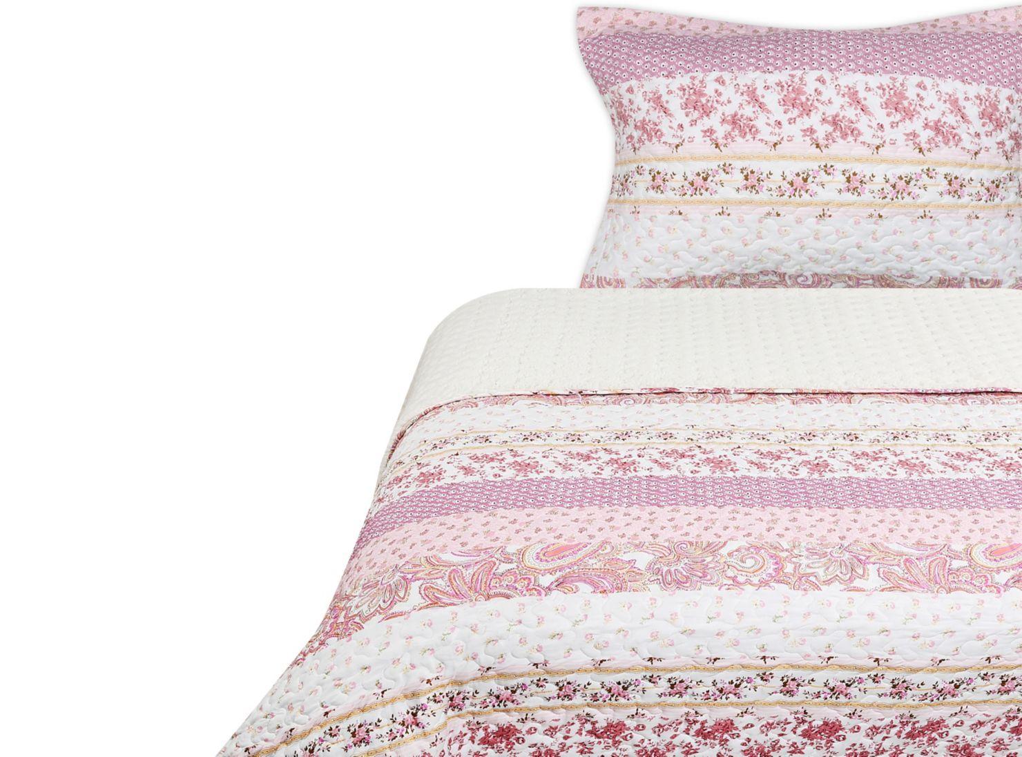 Quilt Sherpa Flores 1.5 Plazas-0