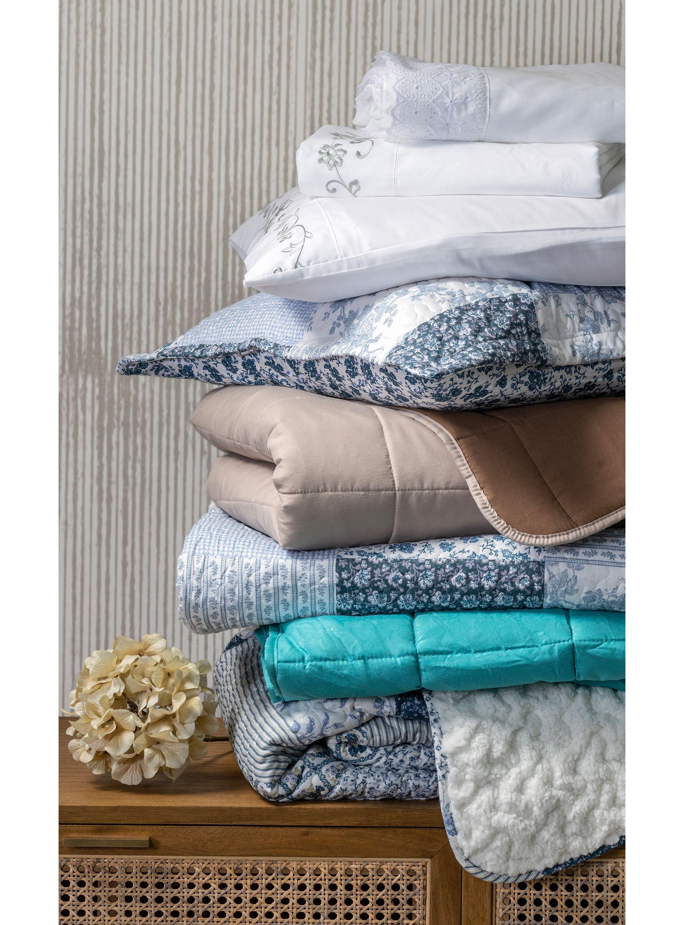 Quilt Sherpa Flores 1.5 Plazas-4