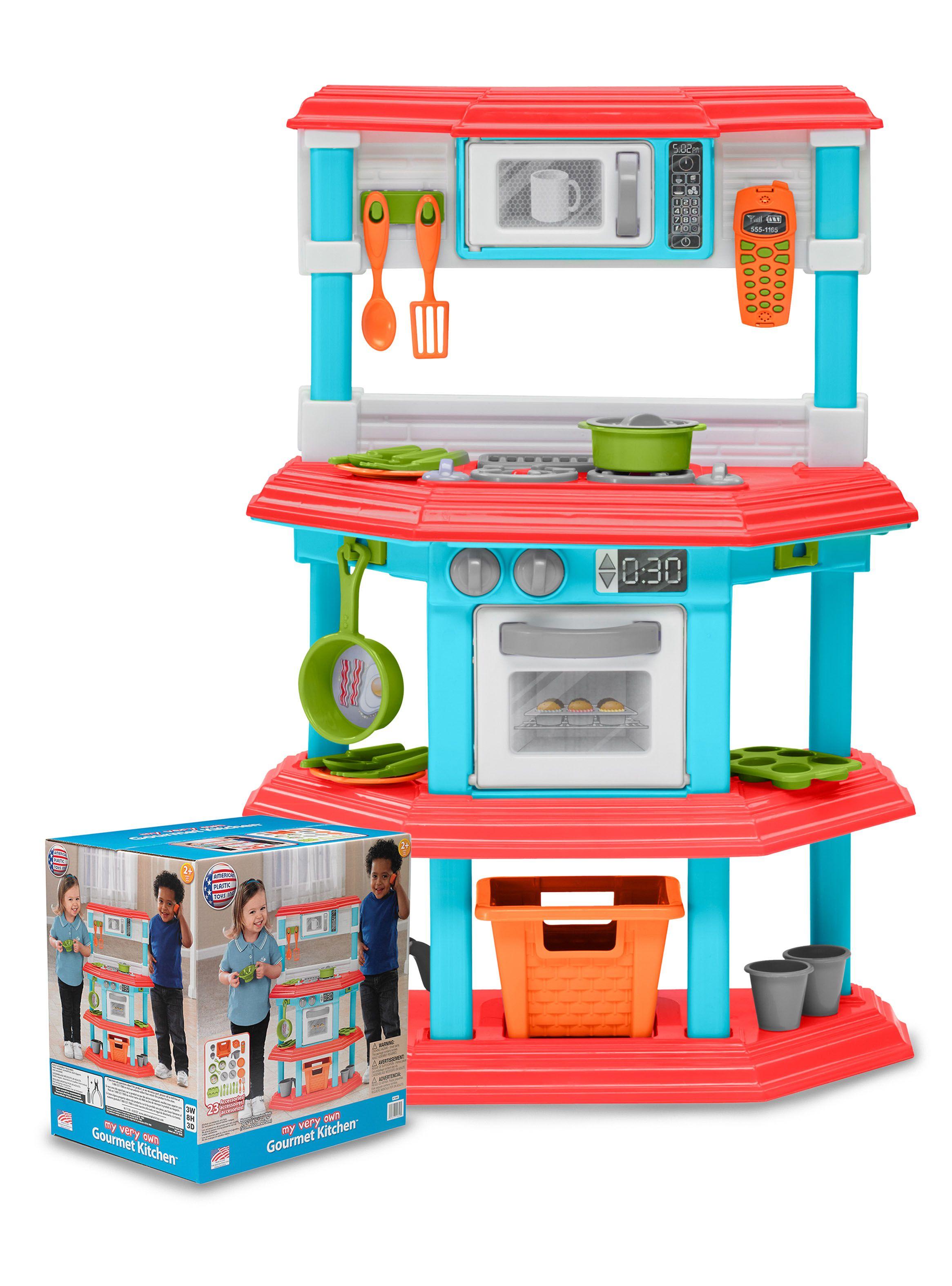 Juguete American Plastic Mini Hogar Cocina Gourmet-3