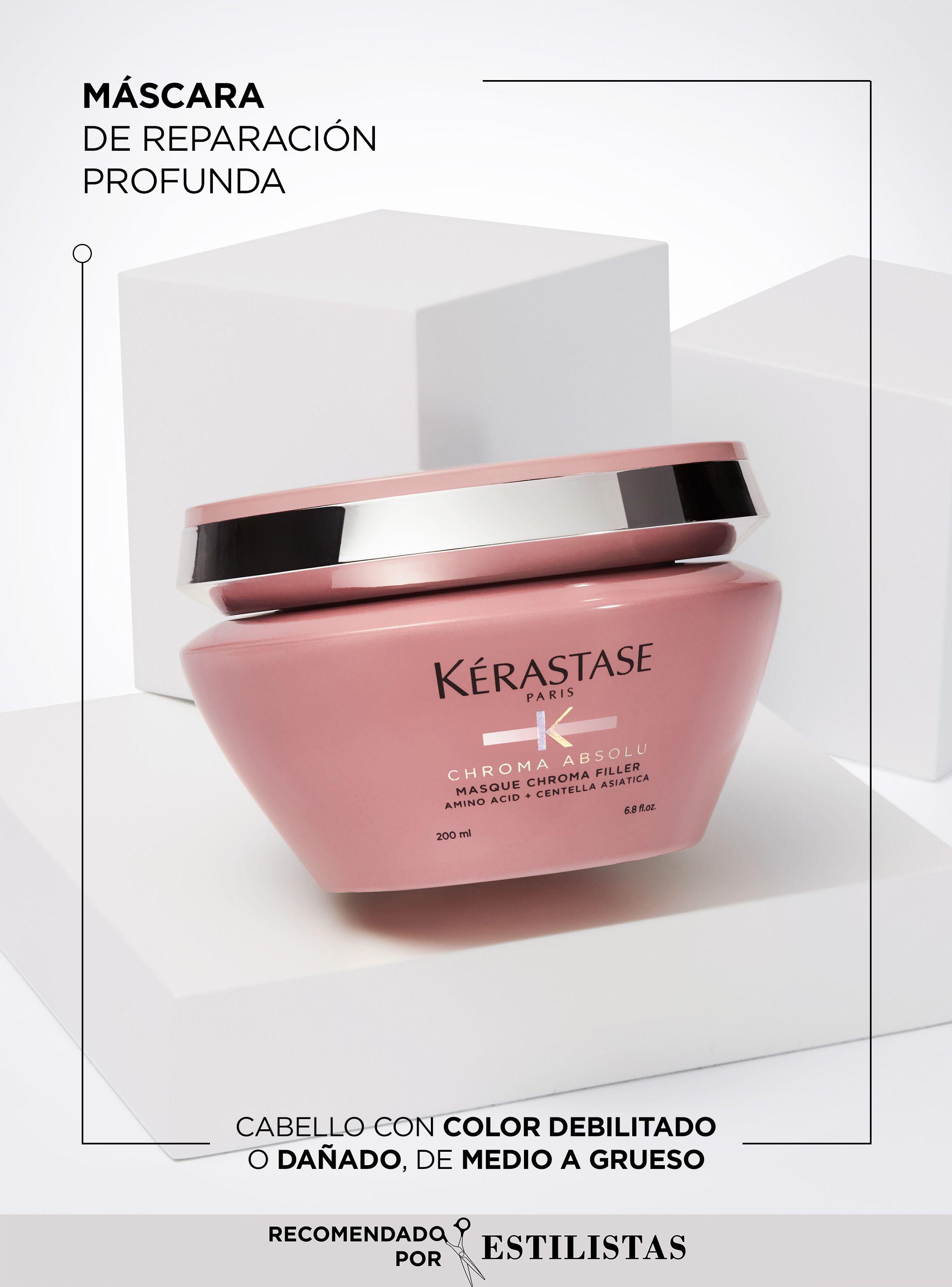 Set Cabello Tinturado Chroma Absolu Shampoo Bain Riche Chroma Respect 80 ml + Máscara Masque Chroma Filler 75ml + Serum Chroma Thermique 45ml-2