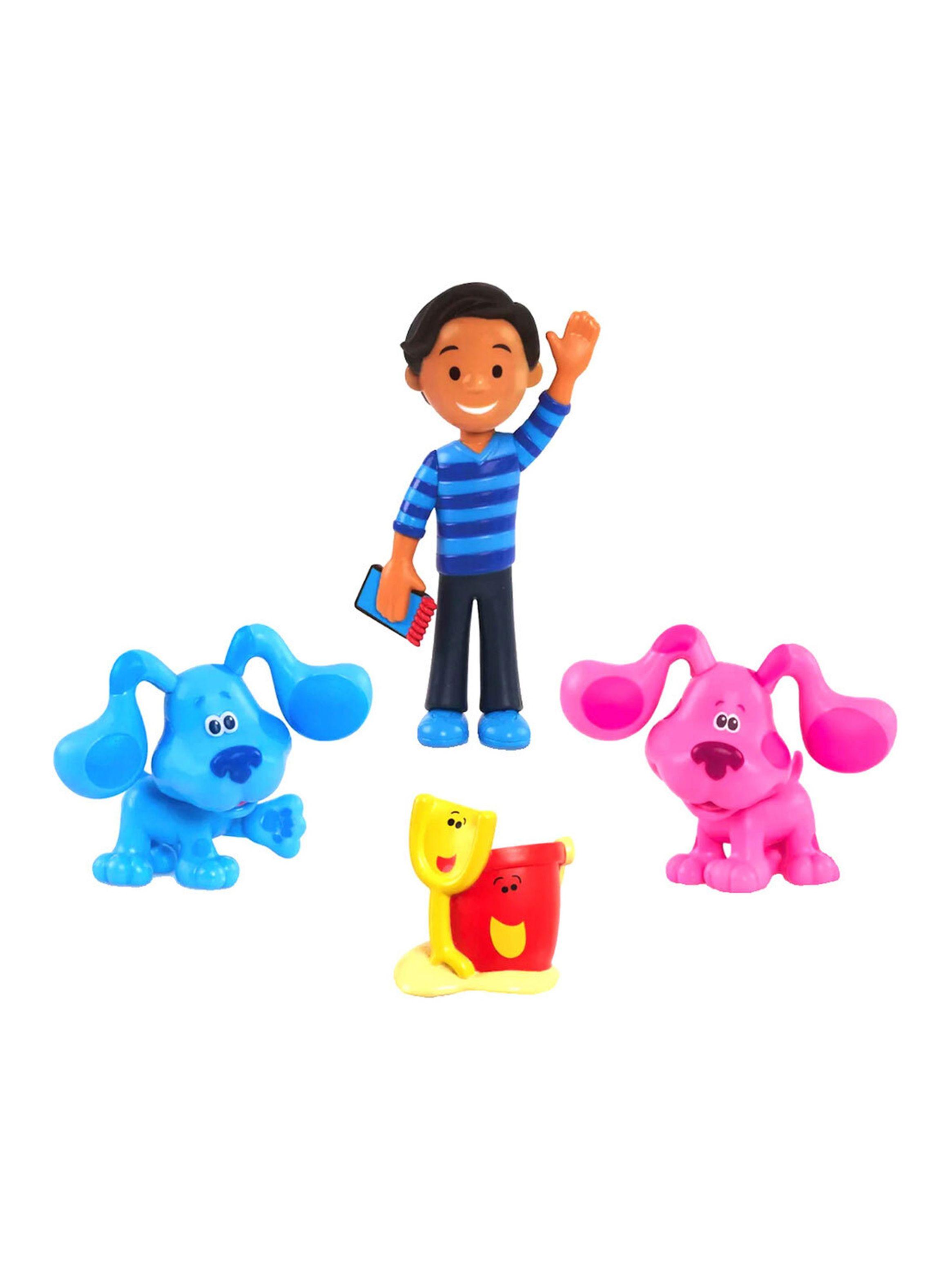 Pack Blues Clues 4 Figuras Pistas de Blue y Tu-0