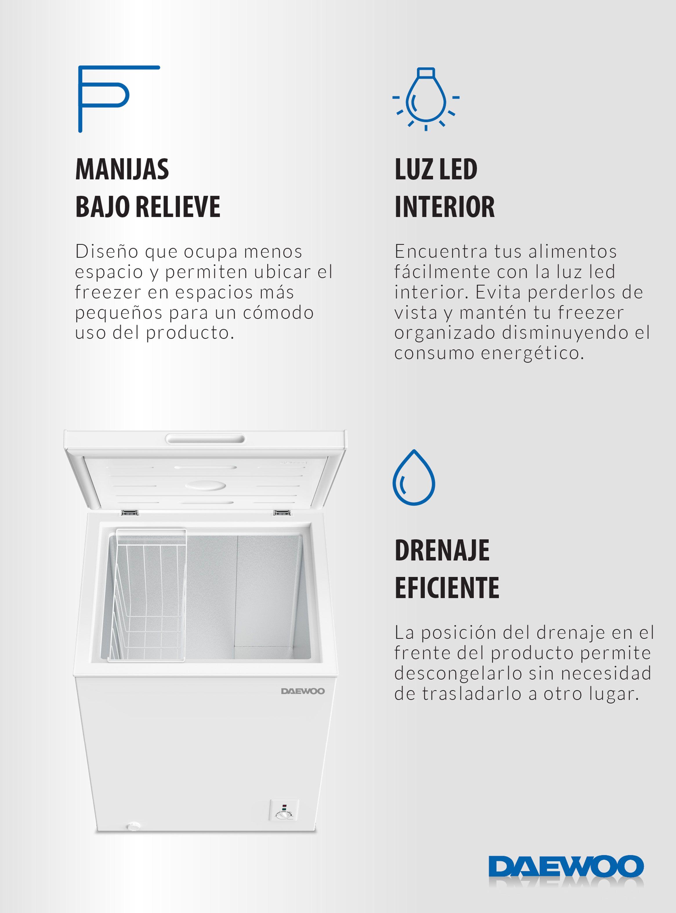 Freezer Horizontal Doble Función 142 Litros DFWH151DFNNNCL-8