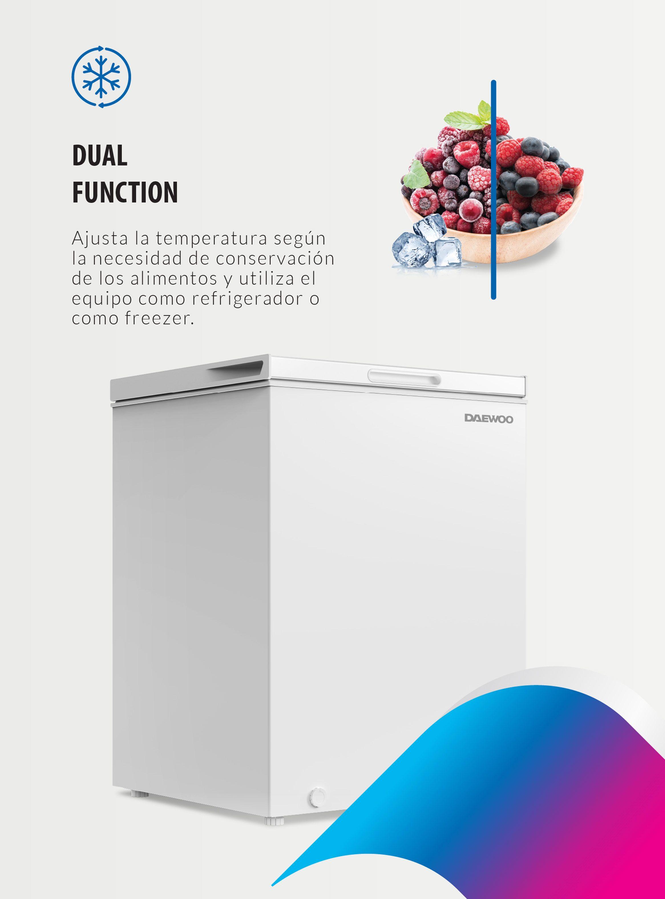Freezer Horizontal Doble Función 142 Litros DFWH151DFNNNCL-6