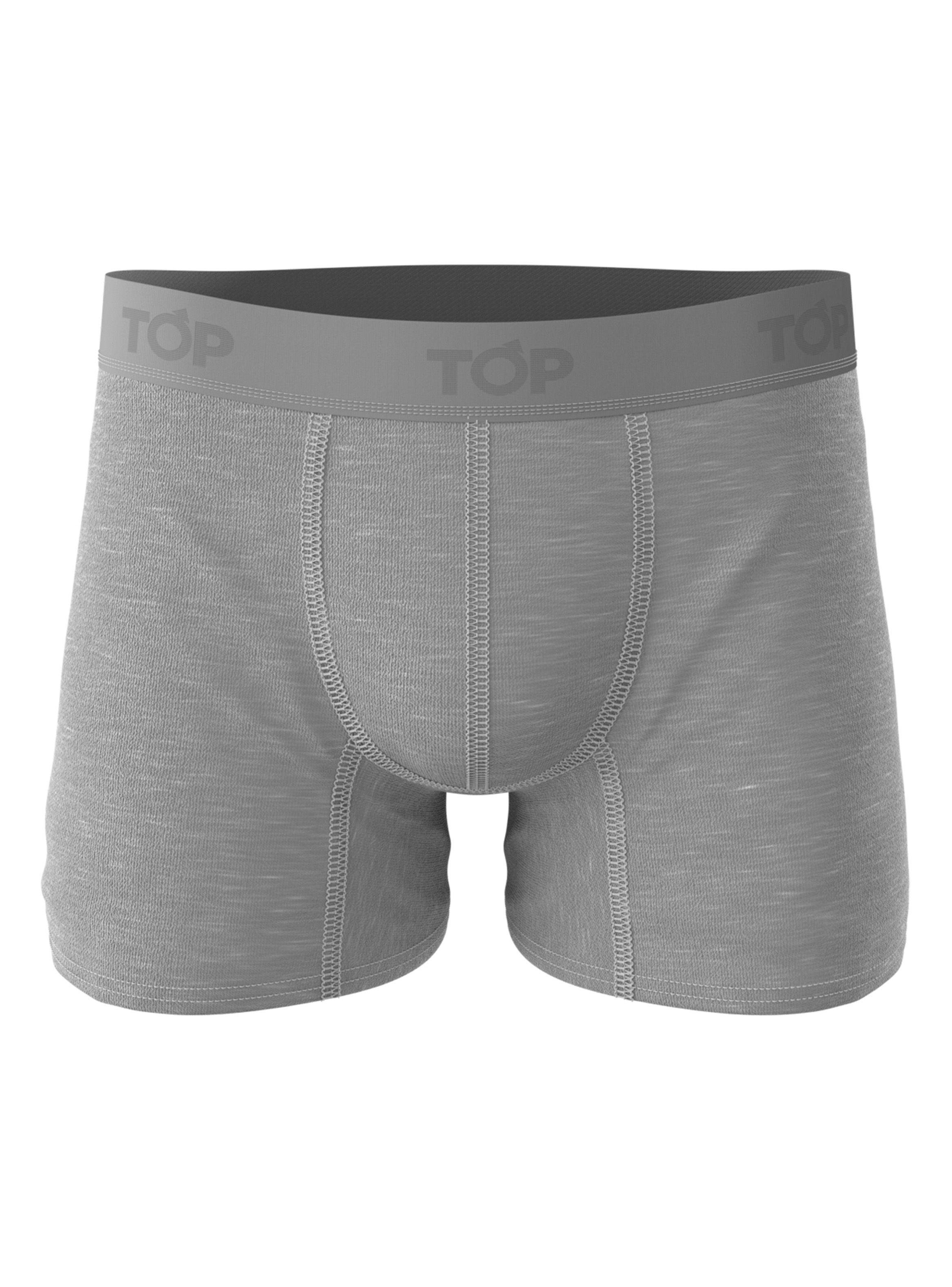 Boxer Tripack Diseño Liso Top-1