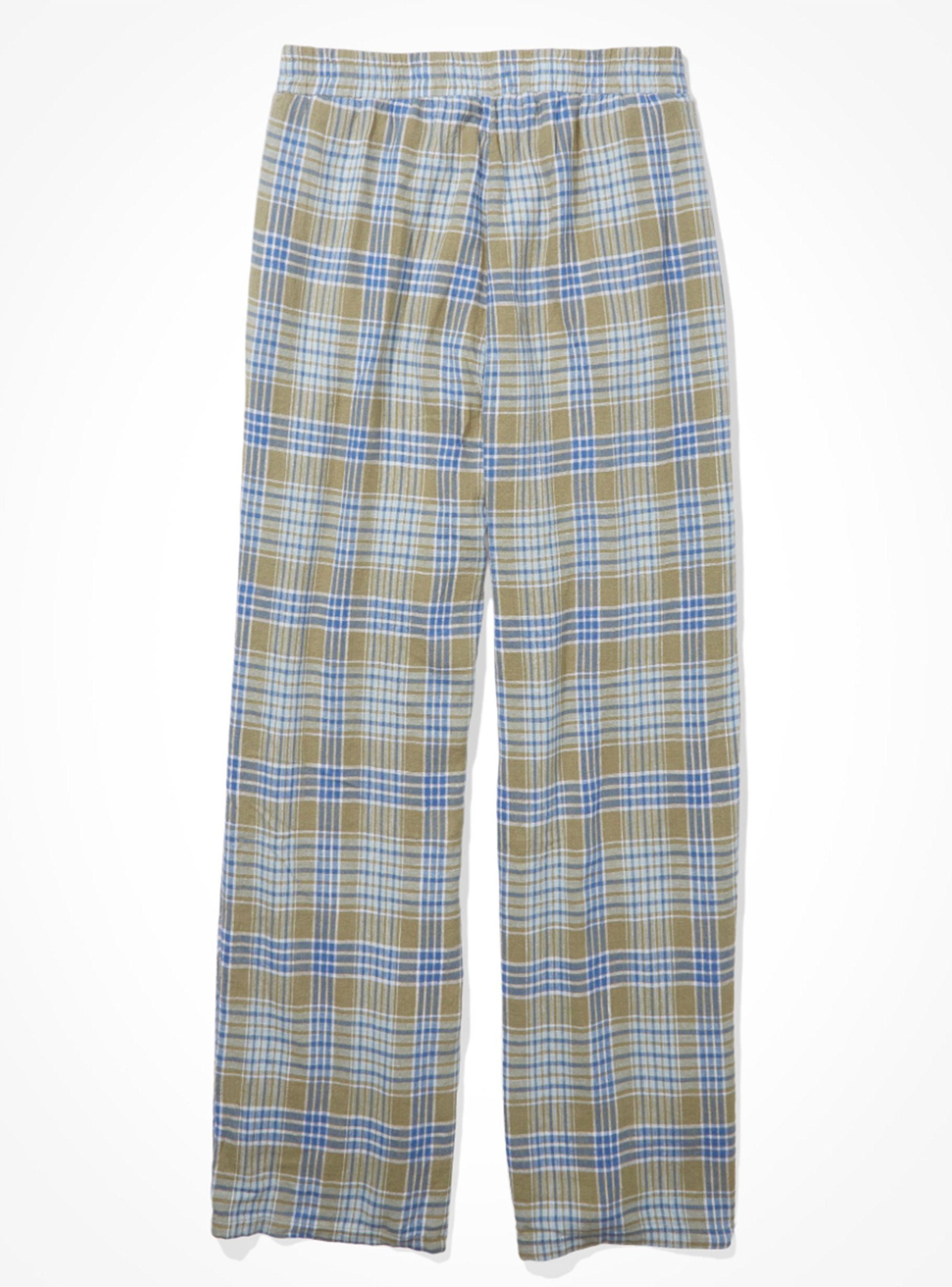 Pantalón Wide Leg Diseño Escocés-3