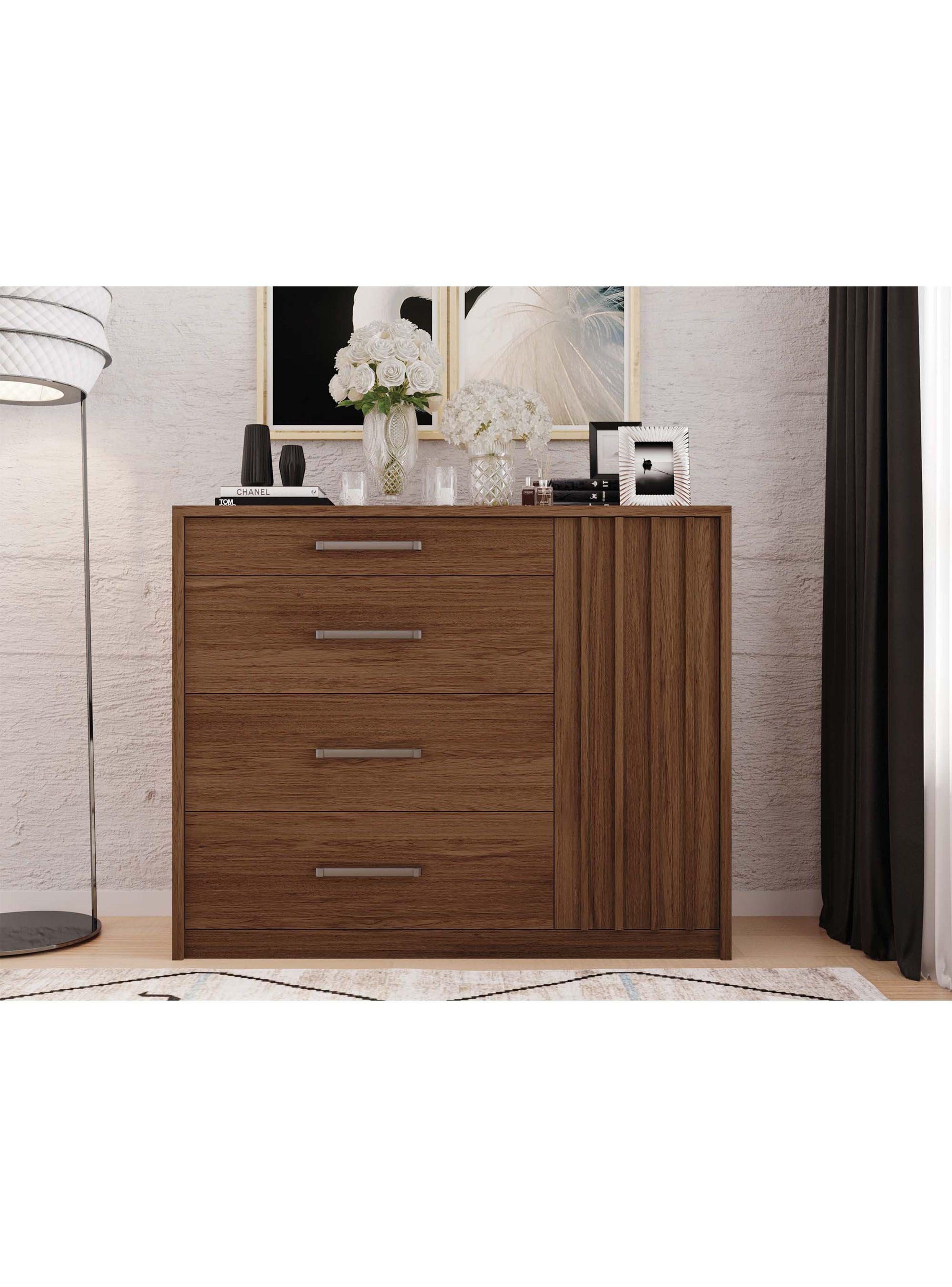 Cómoda Palacius 4C 1P 136 x 110 cm Tabaco-4