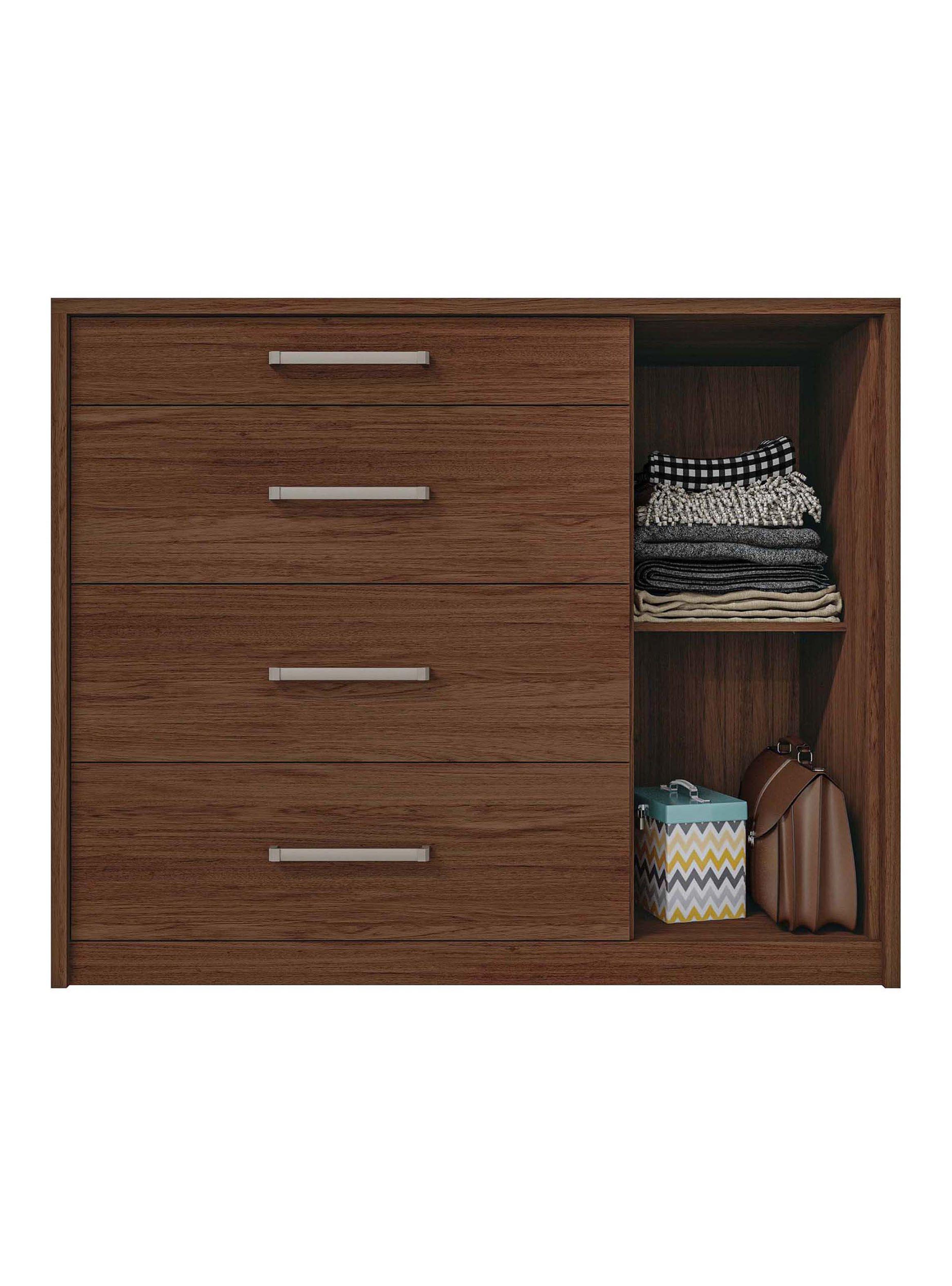 Cómoda Palacius 4C 1P 136 x 110 cm Tabaco-2