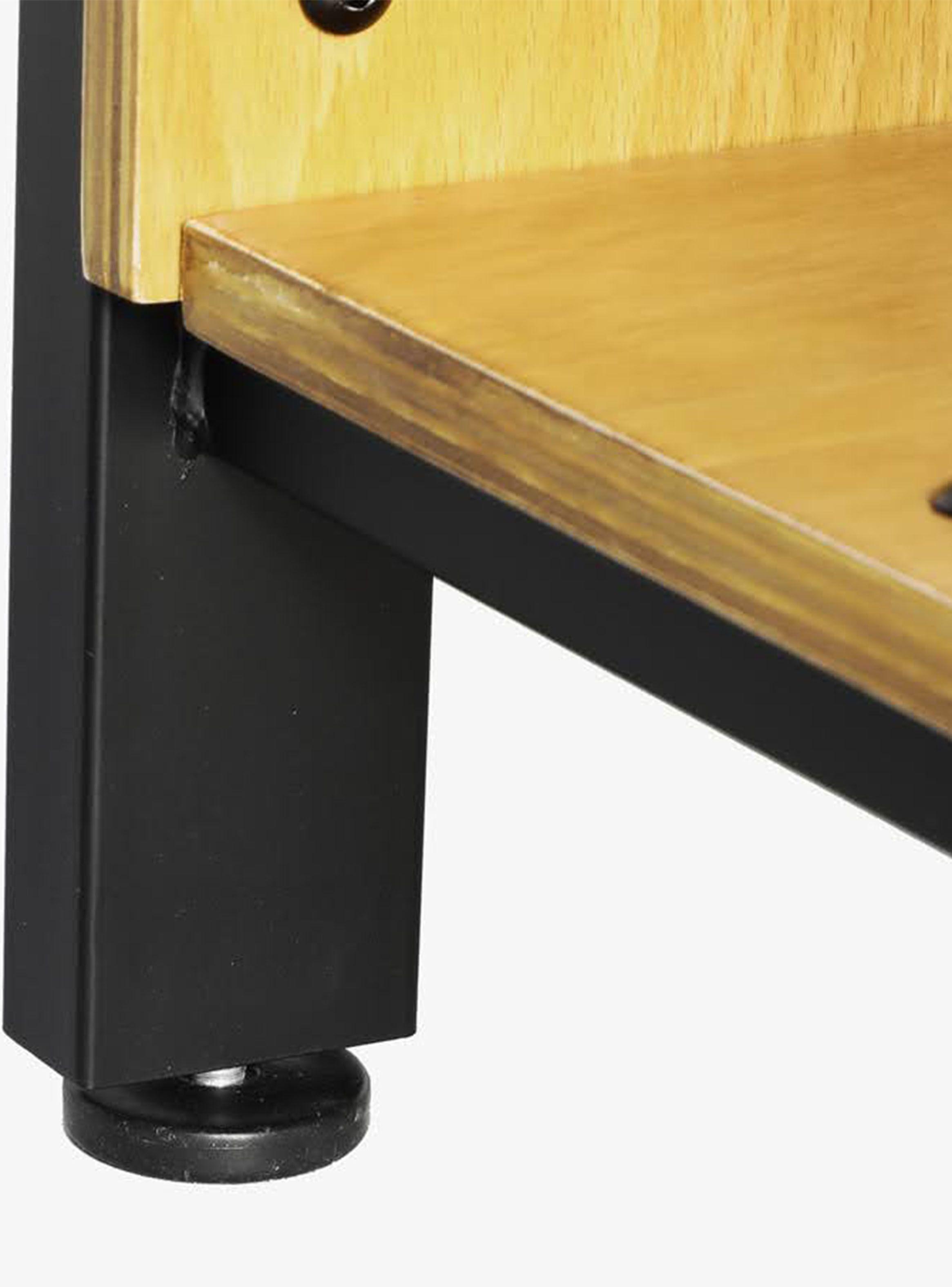 Estante de Acero y Madera Bajo-3