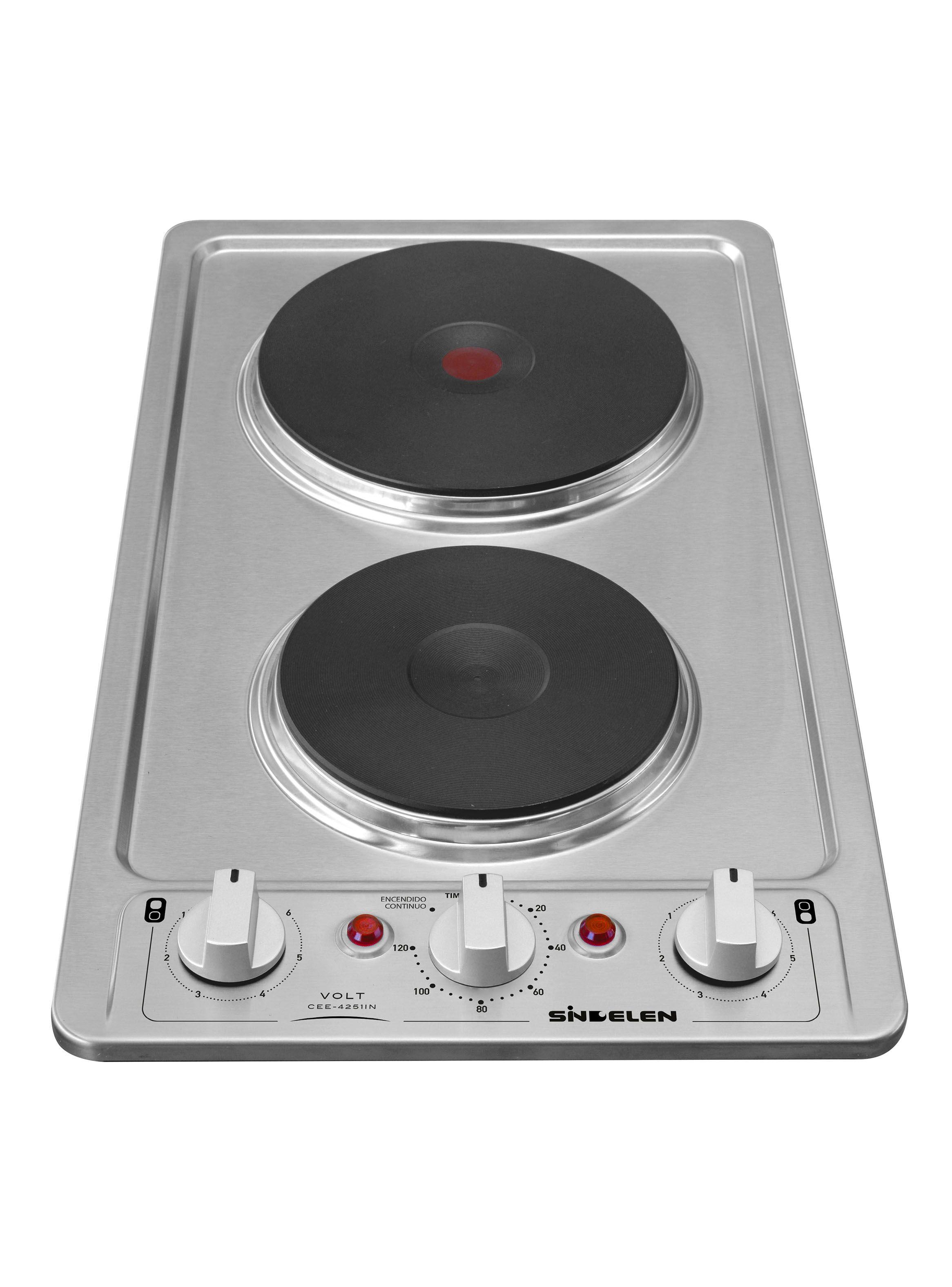 Encimera Eléctrica 2 Platos Timer CEE-4251IN-2
