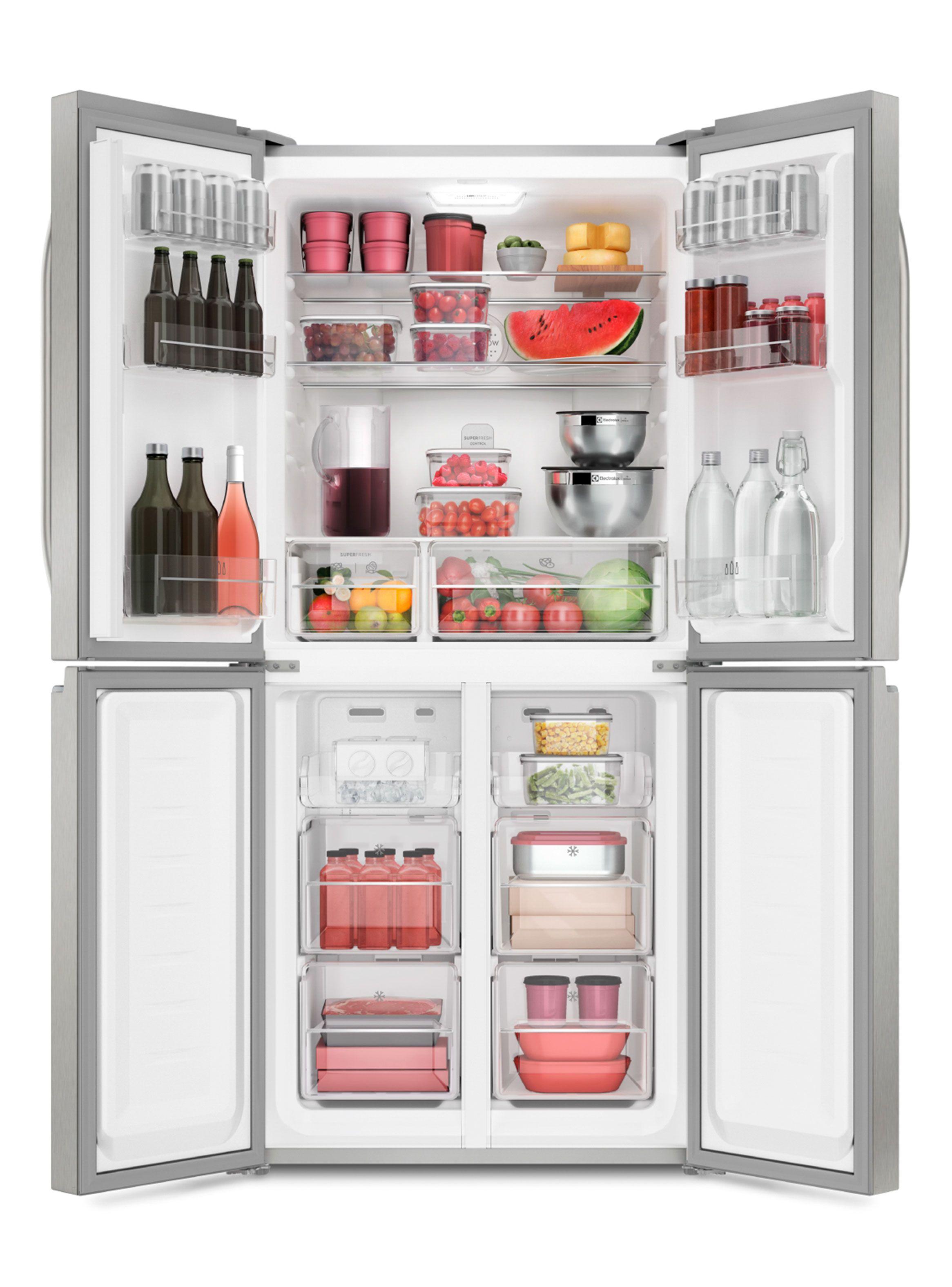 Refrigerador Side by Side No Frost 401 Litros Multidoor DQ79S Inox-5