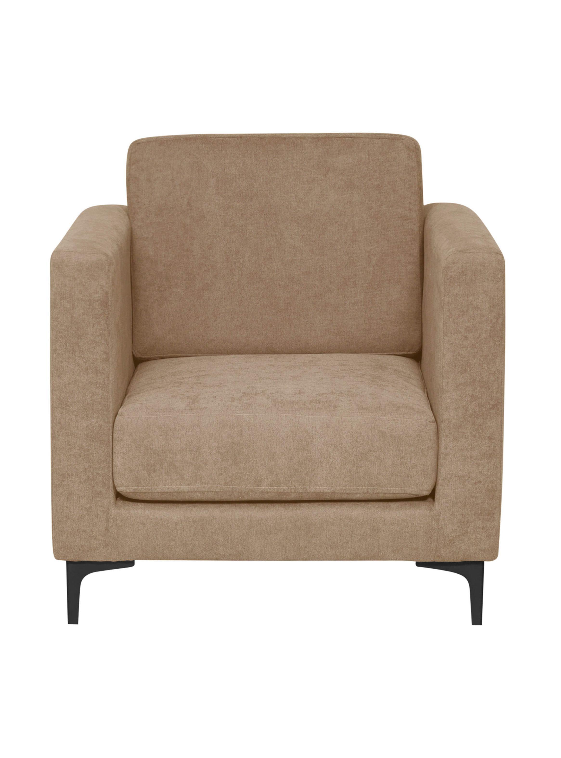 Poltrona Viena Patas Metal Tela 1 Cuerpo-0