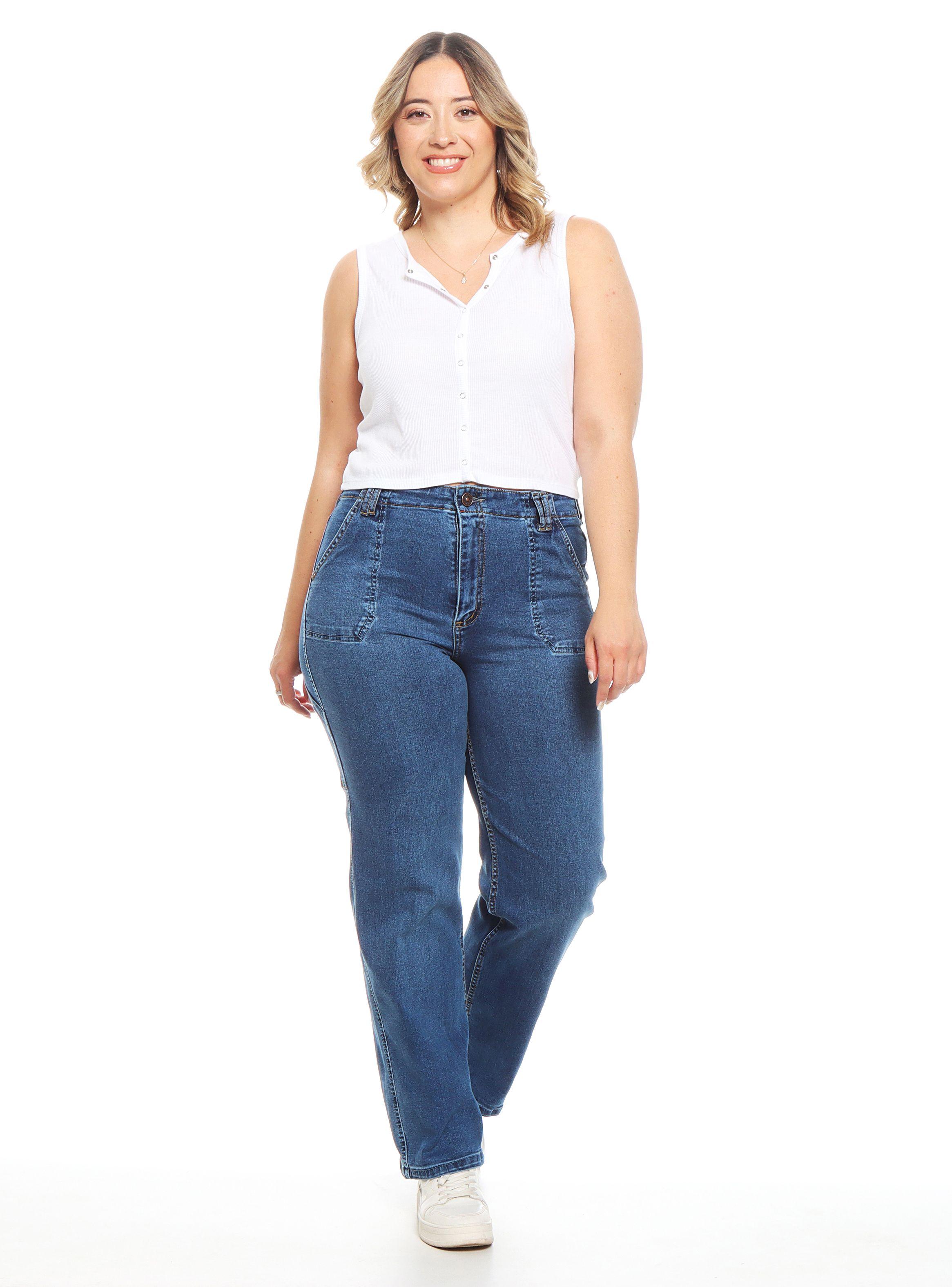 Jeans Tiro Alto Cargo-2