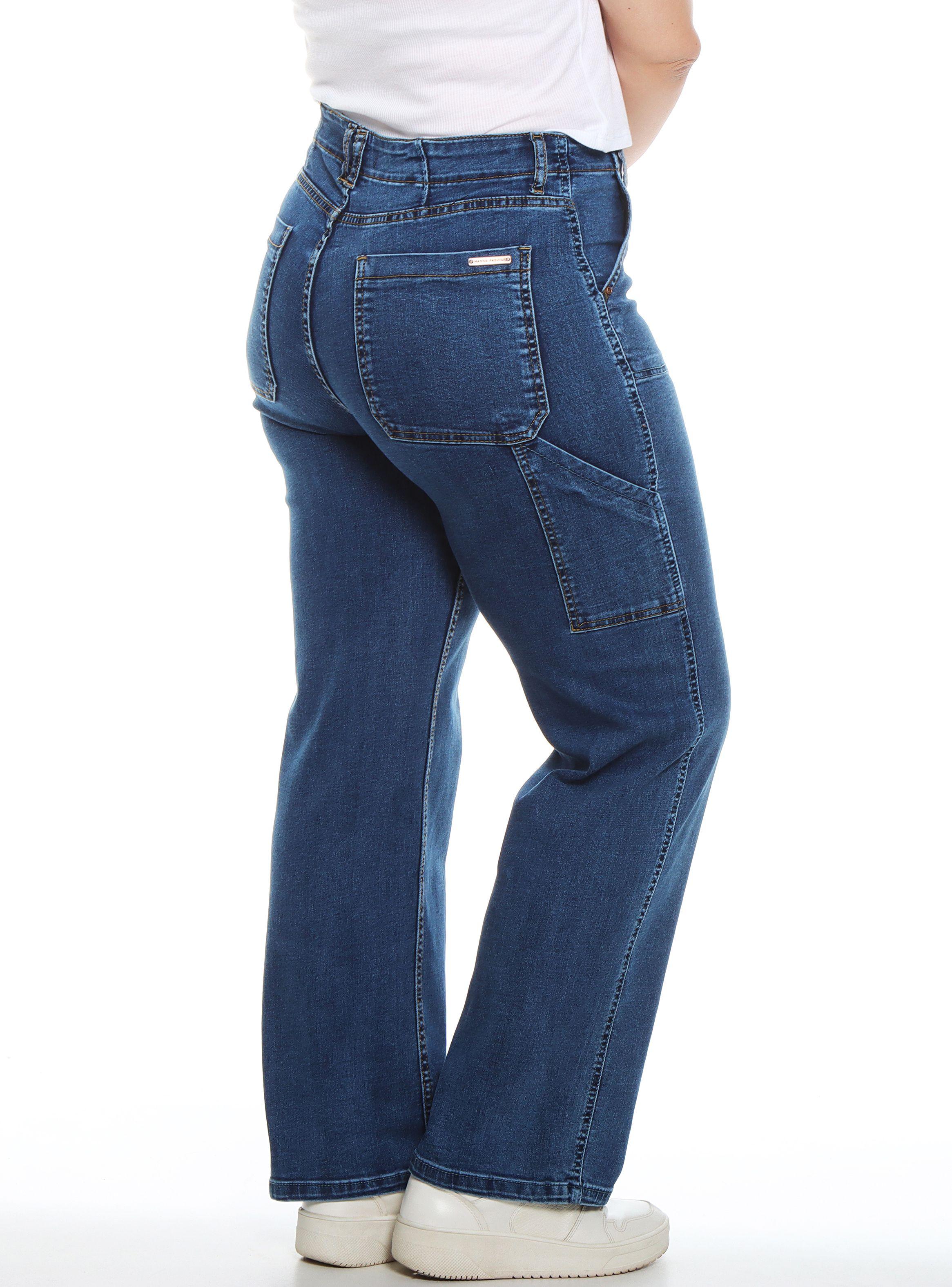 Jeans Tiro Alto Cargo-1