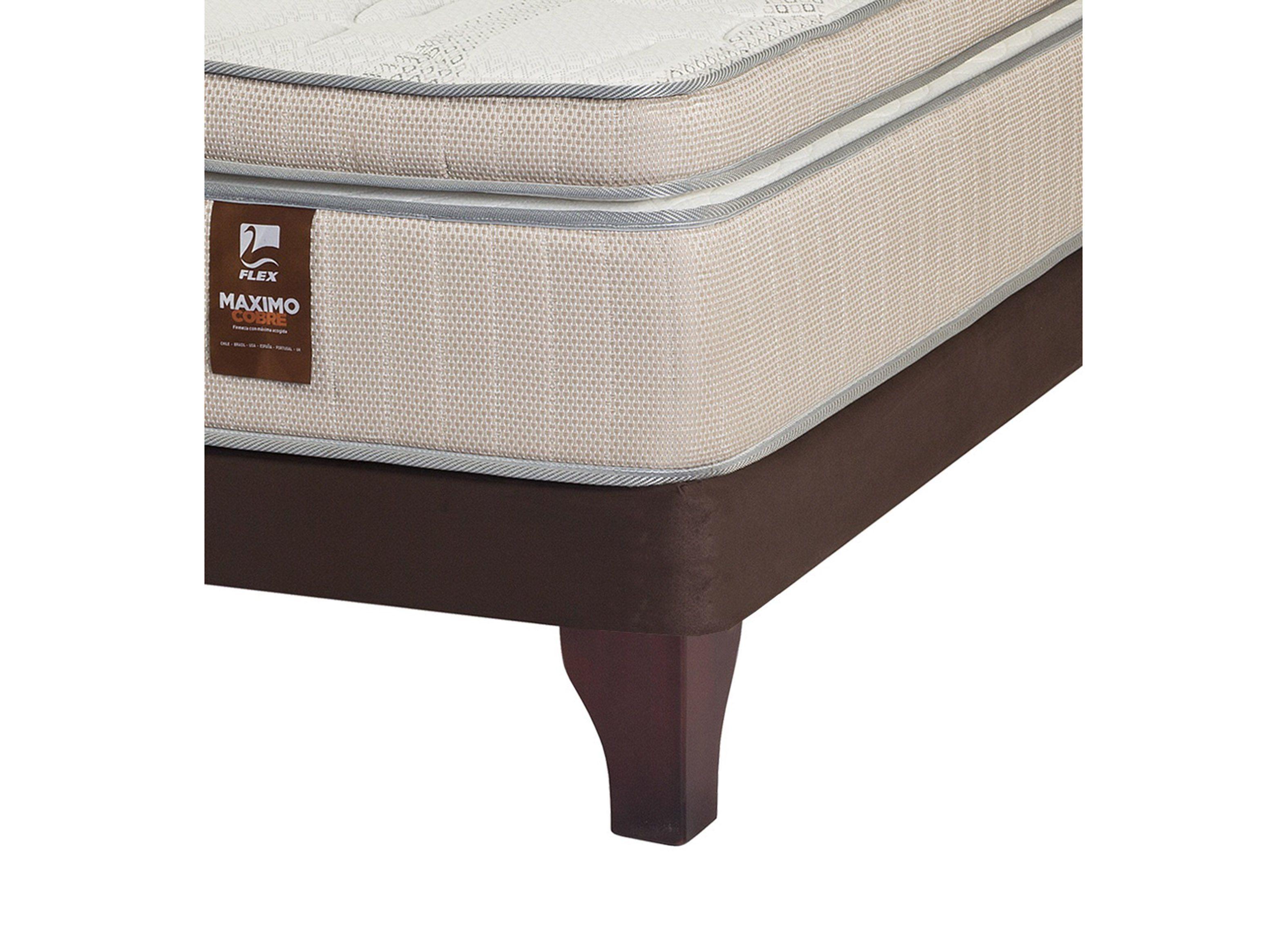 Cama Europea Máximo Cobre King 180 x 200 + Set Lorraine-2