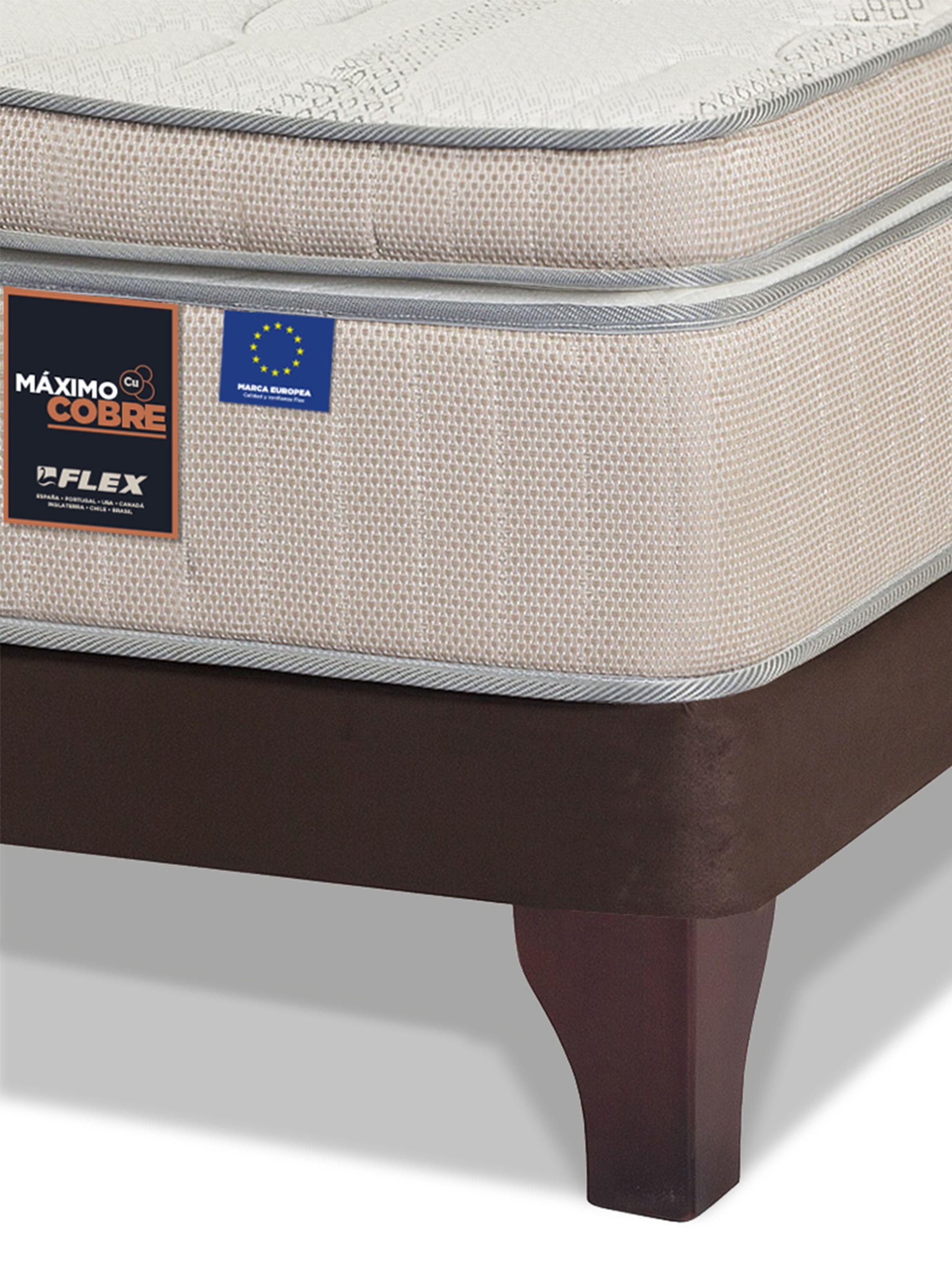 Cama Europea Máximo Cobre King + Set Muebles Colonia-2