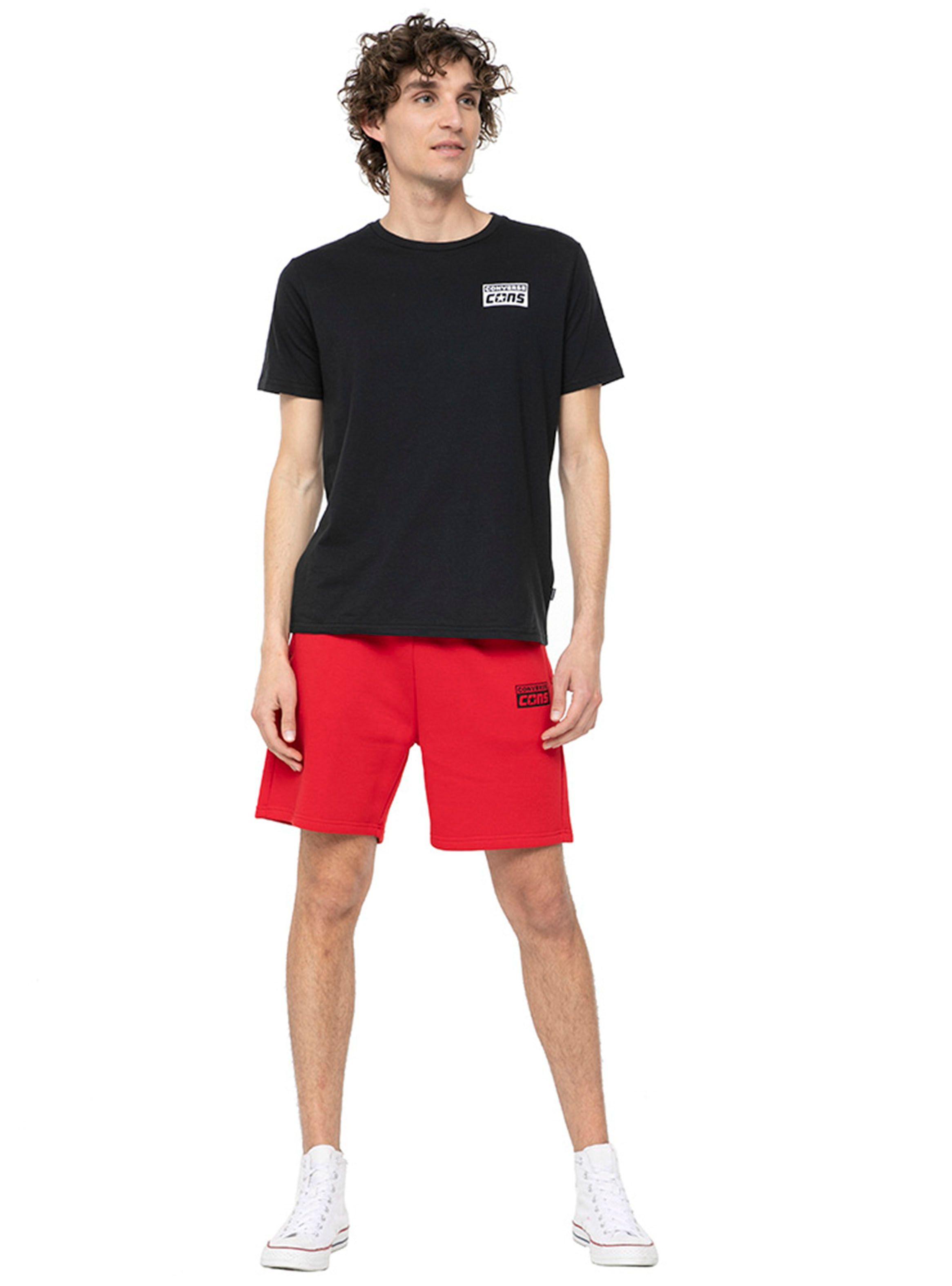 Polera Manga Corta Chest Cons Negro Converse-4