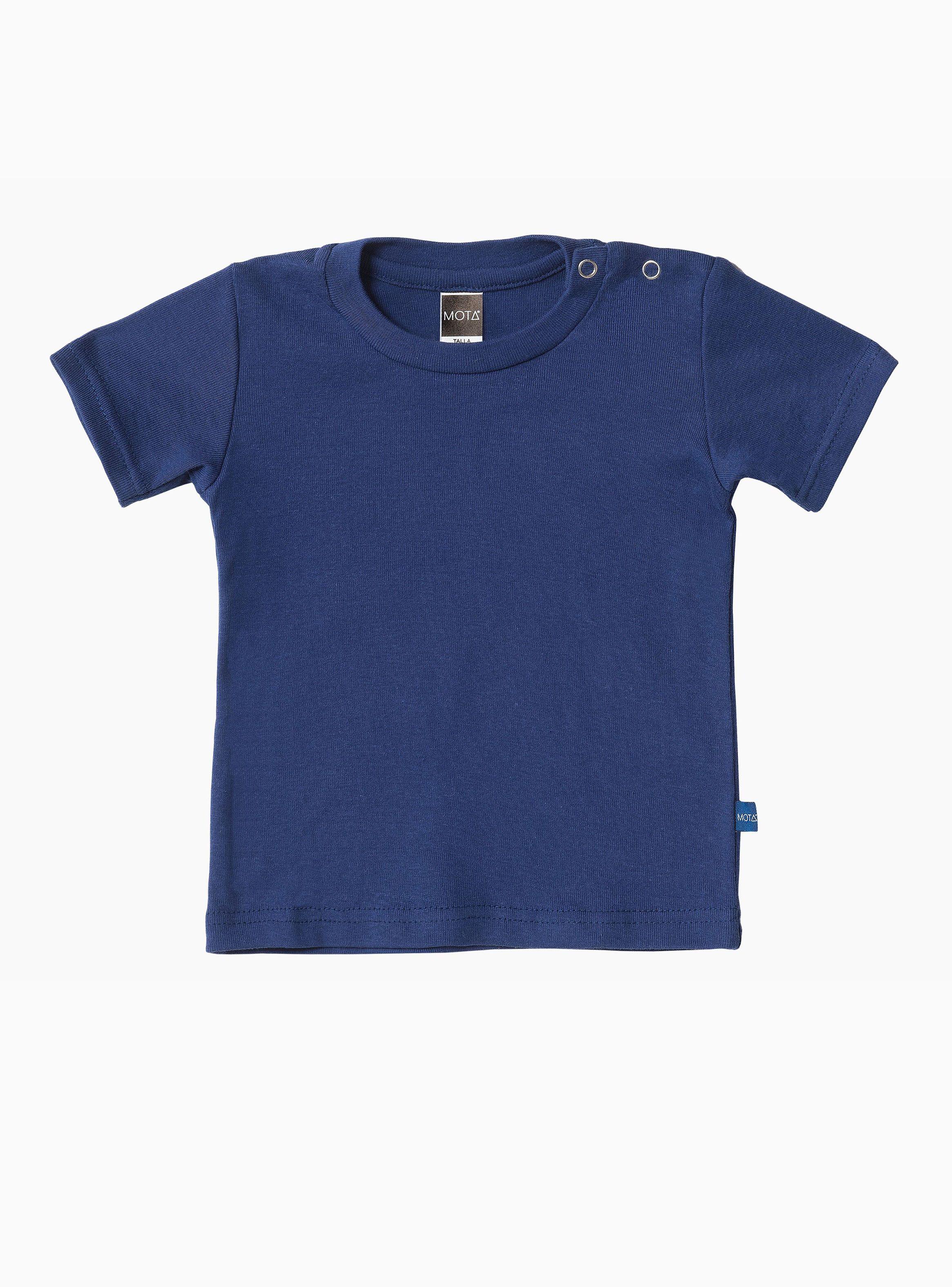 Camiseta Mota Algodón Manga Corta Bebé-0