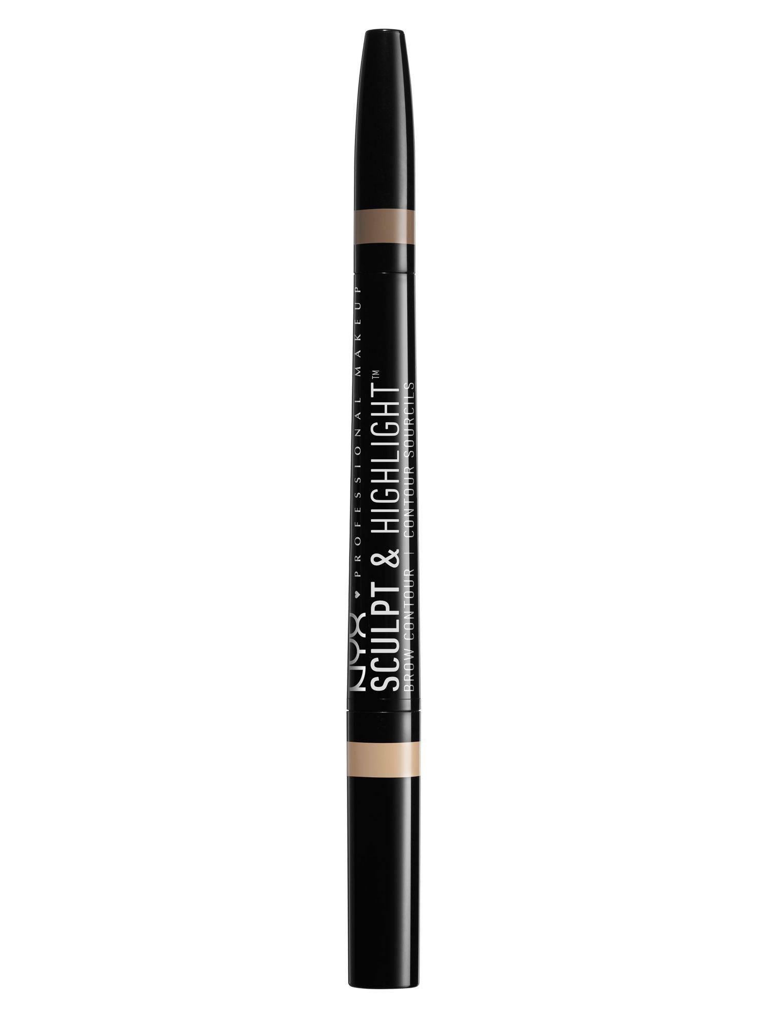 Delineador Cejas Sculpt & Highlight Auburn-Soft Pink NYX Professional Makeup-1