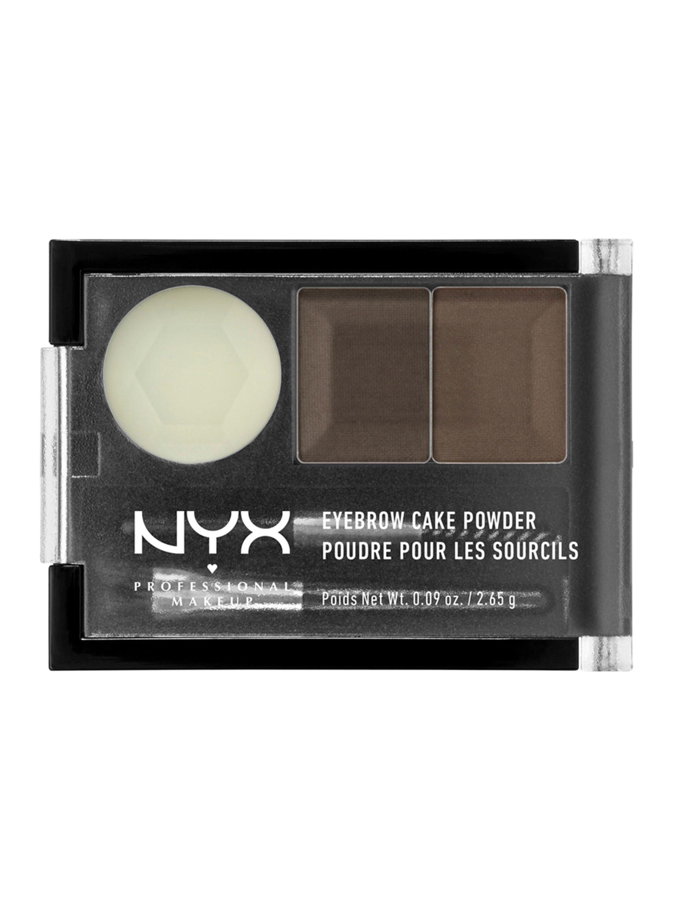 Perfilador Nyx Professional Makeup Cejas Eyebrow Cake Pwdr Dkbrwn-Brwn-2