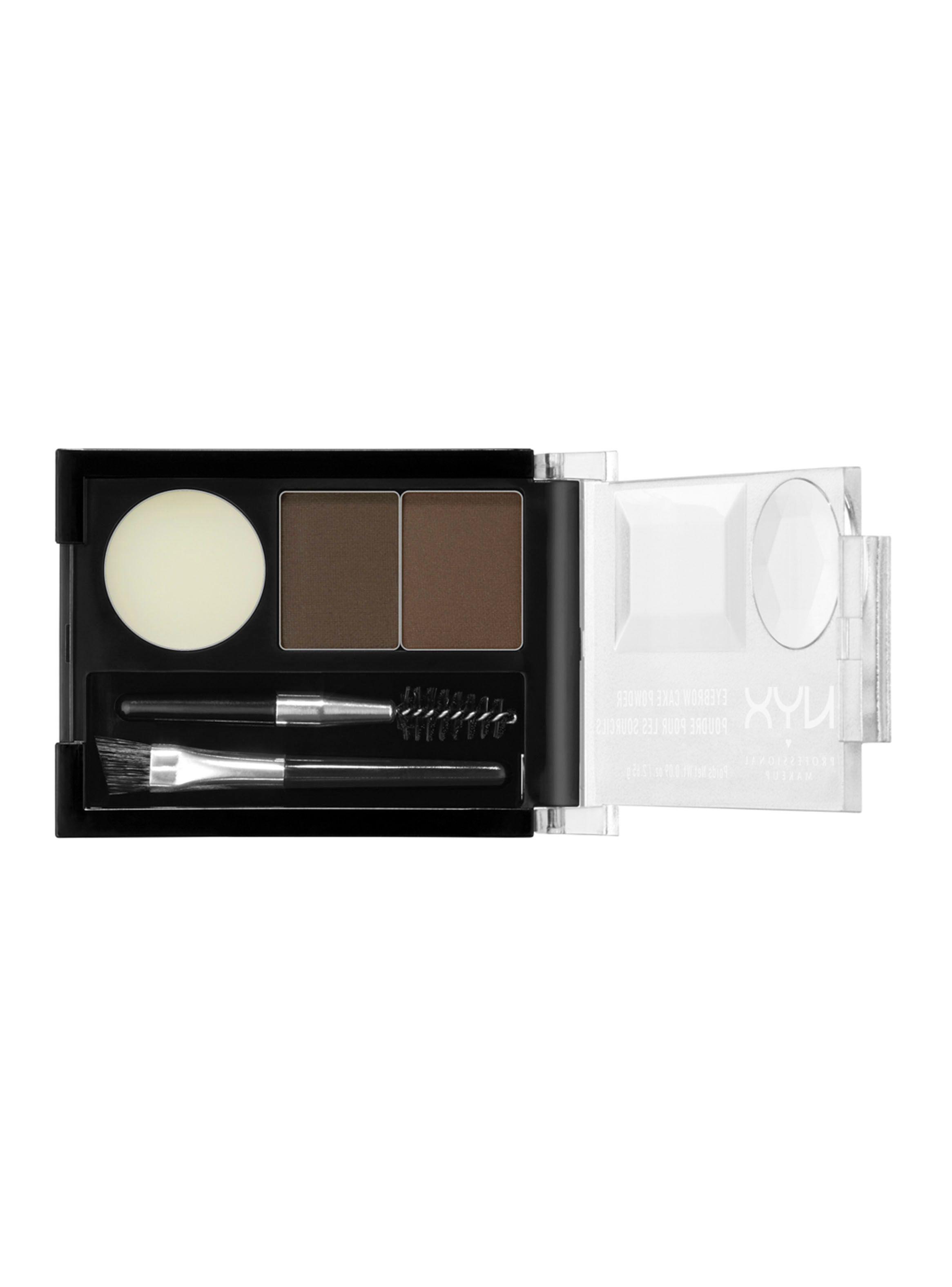 Perfilador Nyx Professional Makeup Cejas Eyebrow Cake Pwdr Dkbrwn-Brwn-0