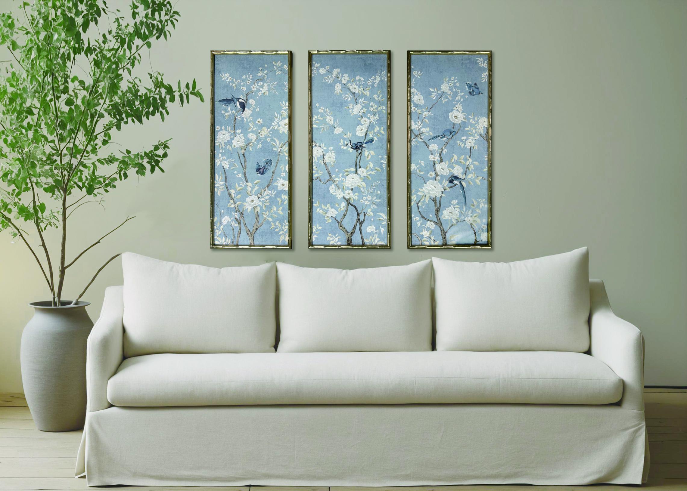 Set de 3 Cuadros Celeste SH LD-3