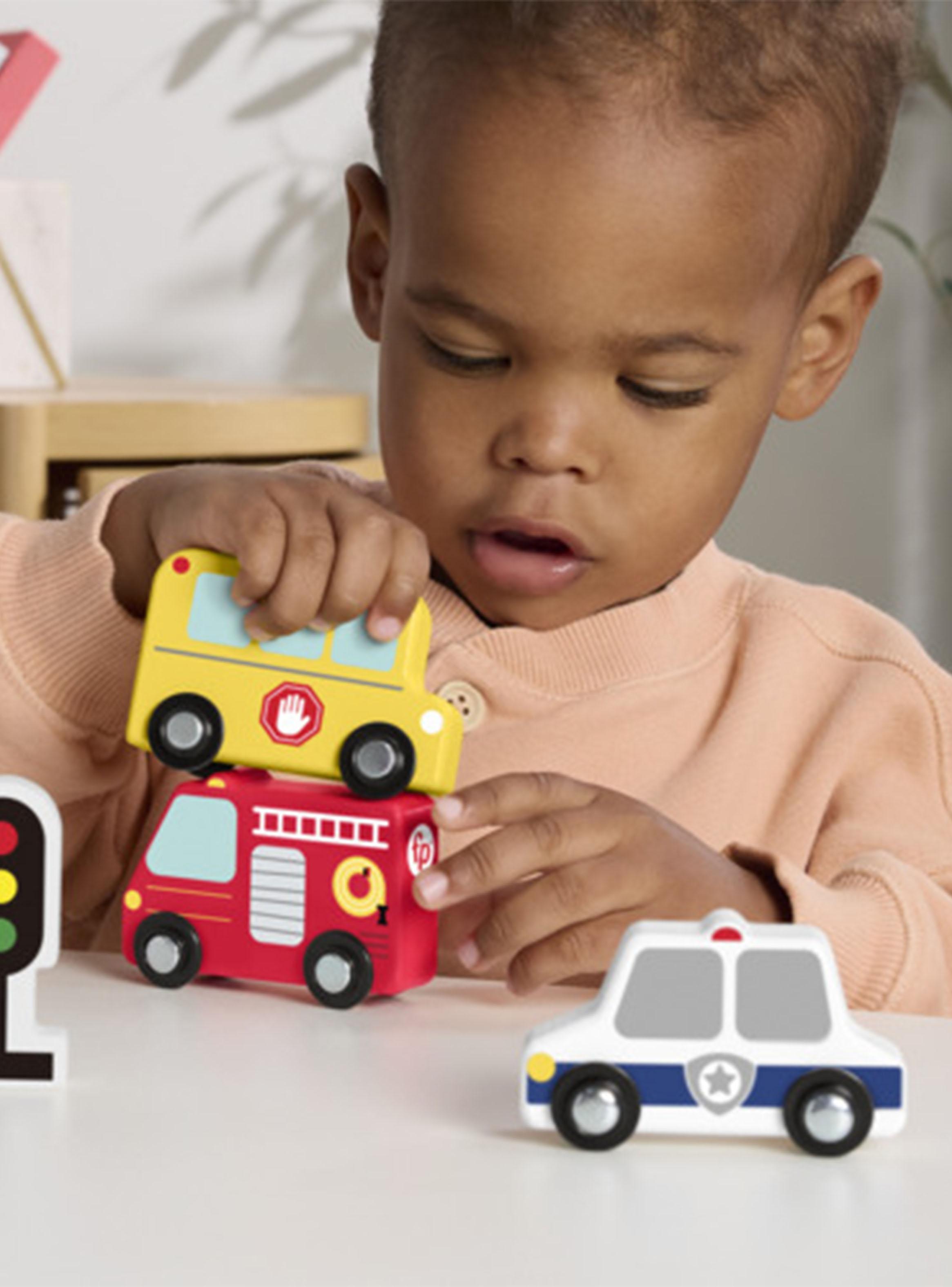 Juguete de Aprendizaje Carritos de Madera-4