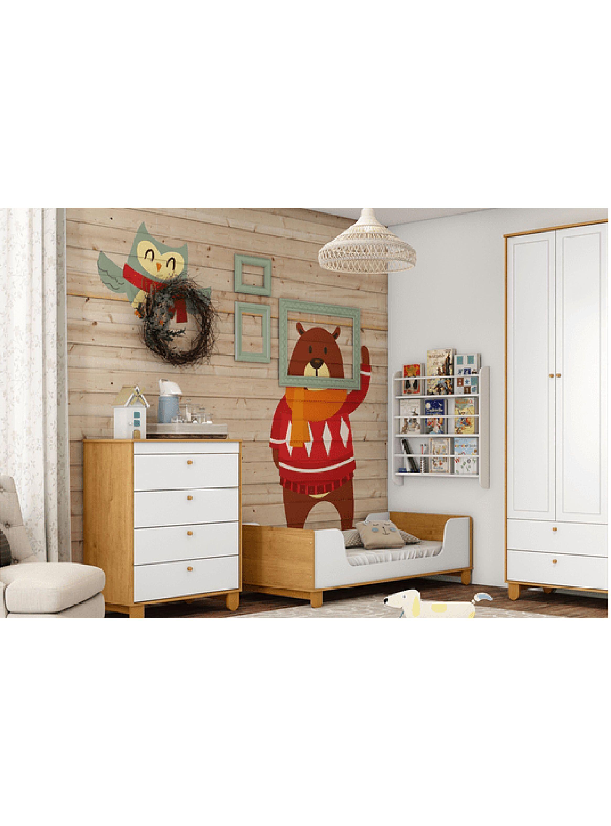 Armario Kidscool Zupi 2 Puertas Blanco Caramelo-3