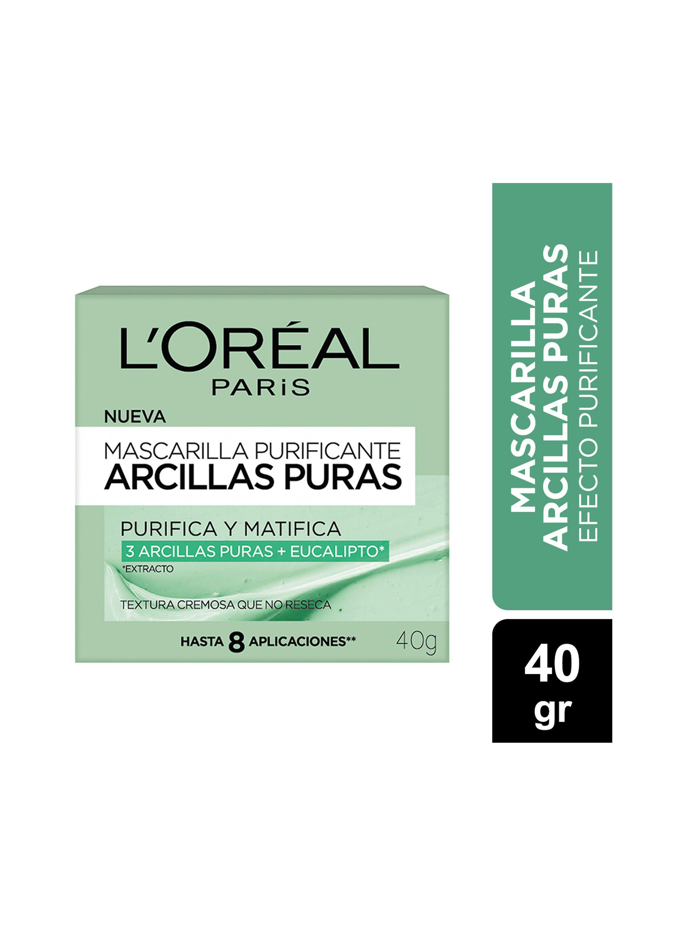 Mascarilla Dermo Expertise L'Oréal Paris Facial Purificante-Matificante 40 g-0