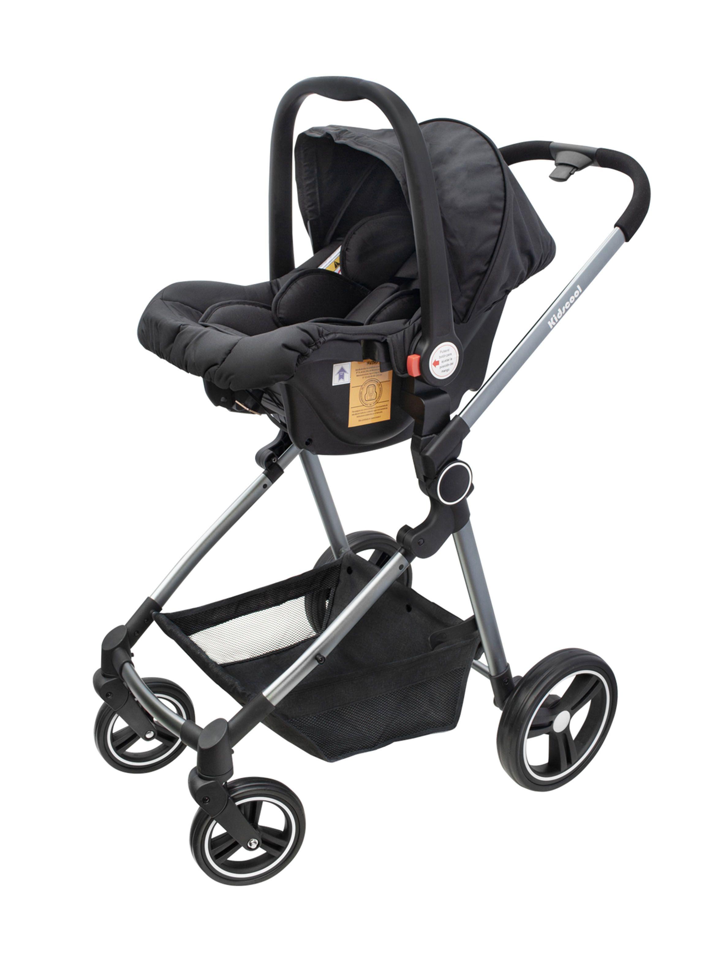 Coche Kidscool Cuna City Travel Negro-2